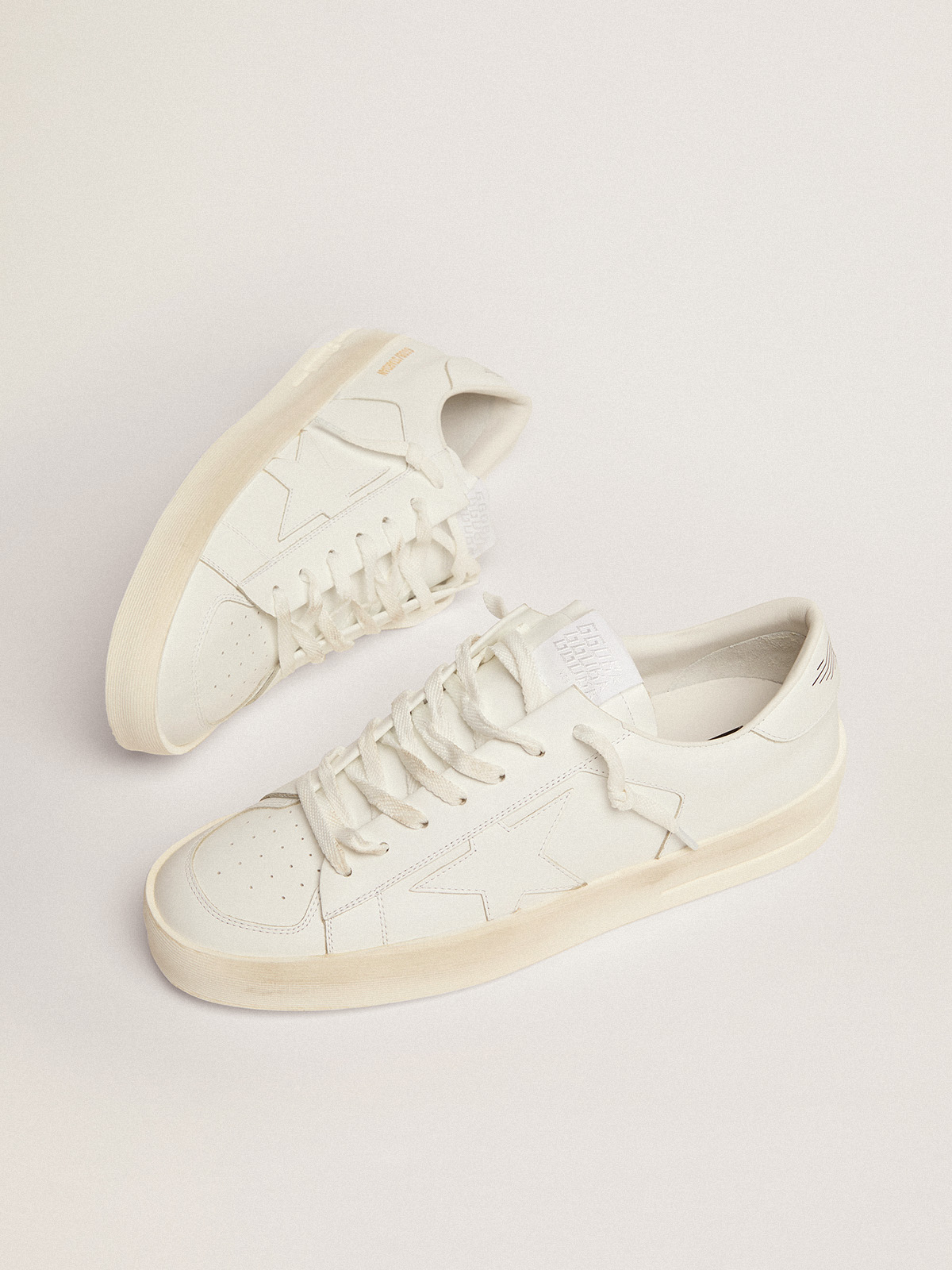 White golden best sale goose sneakers