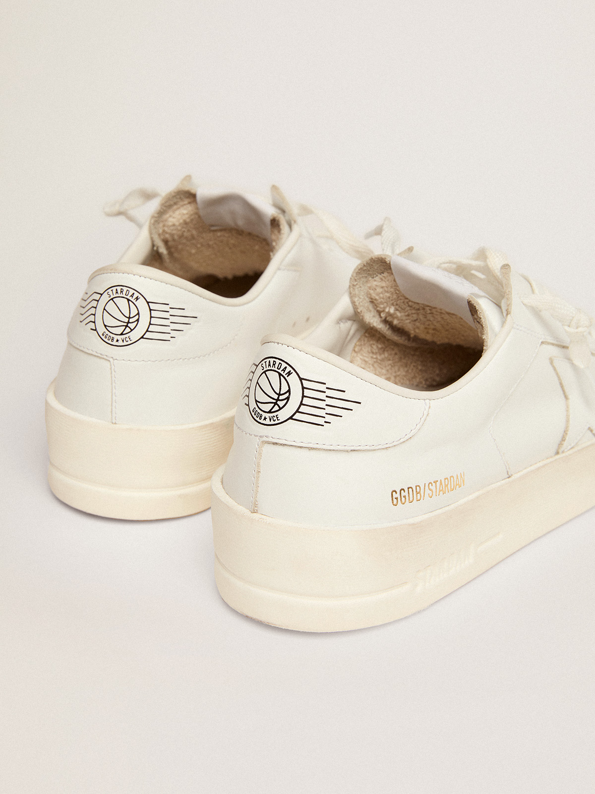 Golden Goose Stardan Mixed Media Sneaker in Petroleum/White/Black at Nordstrom, Size 7Us