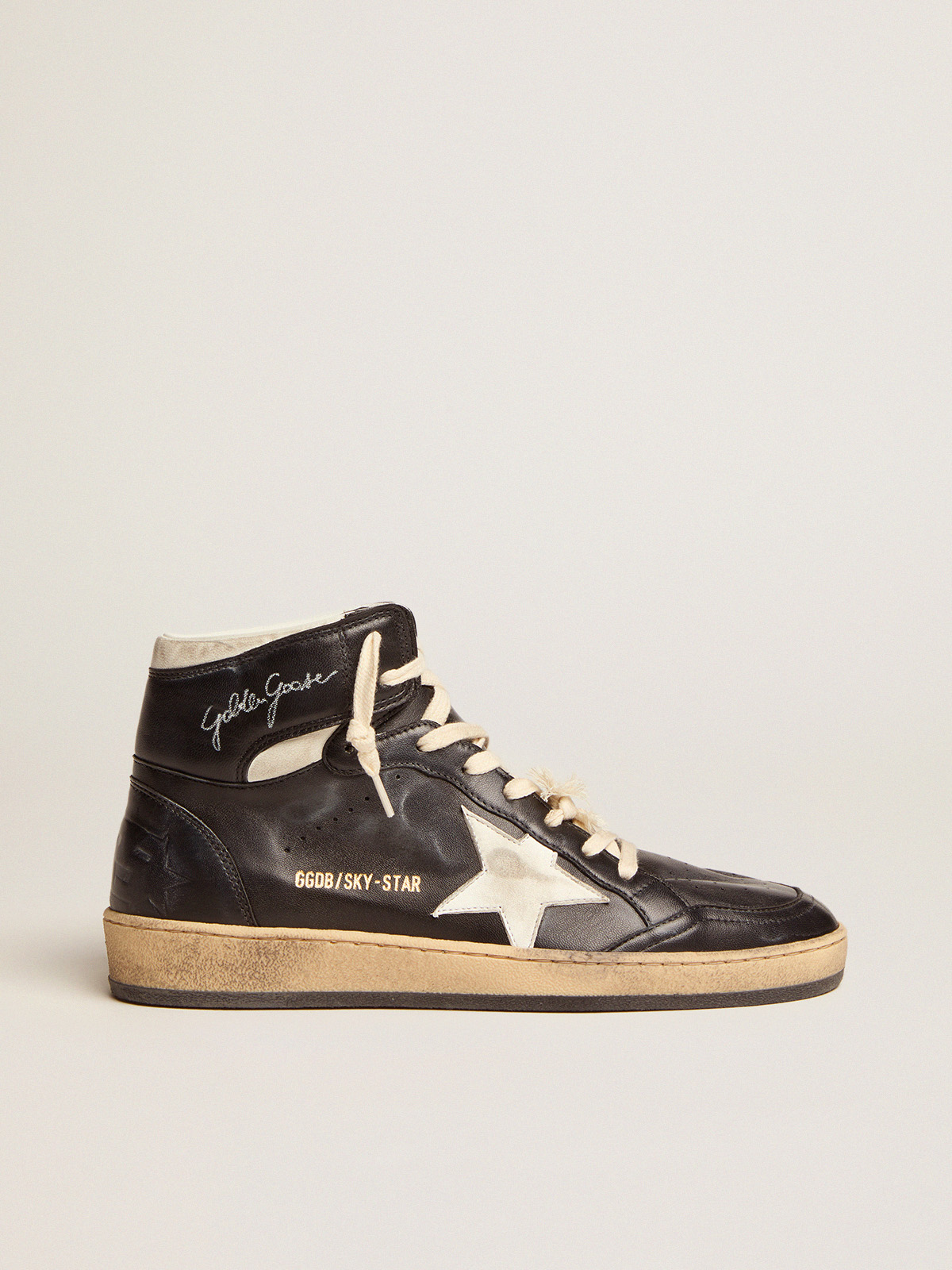 Golden Goose - Women's Ball Star in Black Suede with White Leather Star, Woman, Size: 39