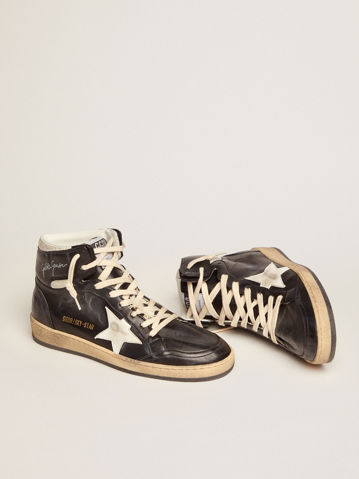 Golden Goose - Women's Ball Star in Black Suede with White Leather Star, Woman, Size: 39