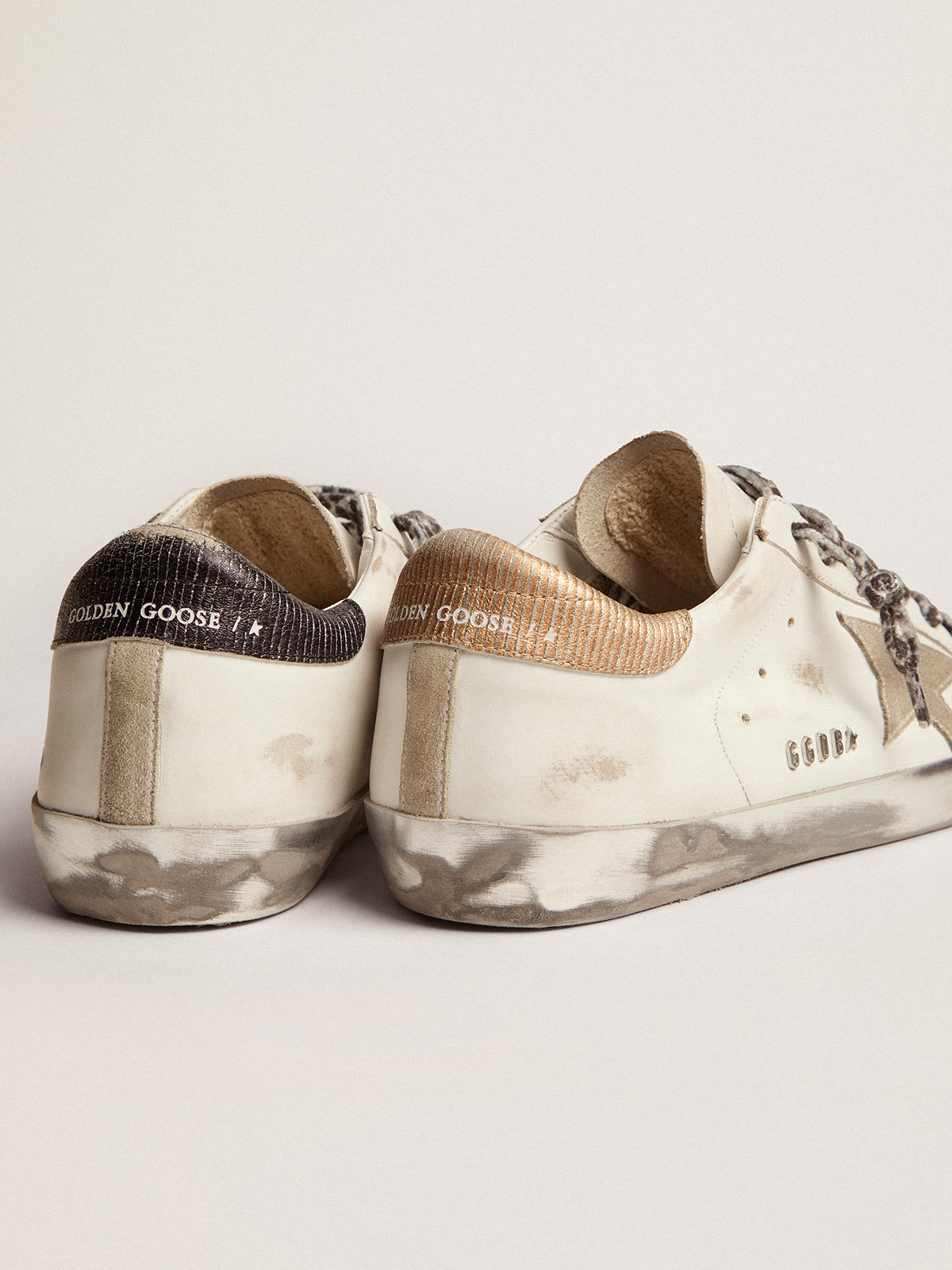 Golden goose superstar 2025 white gold