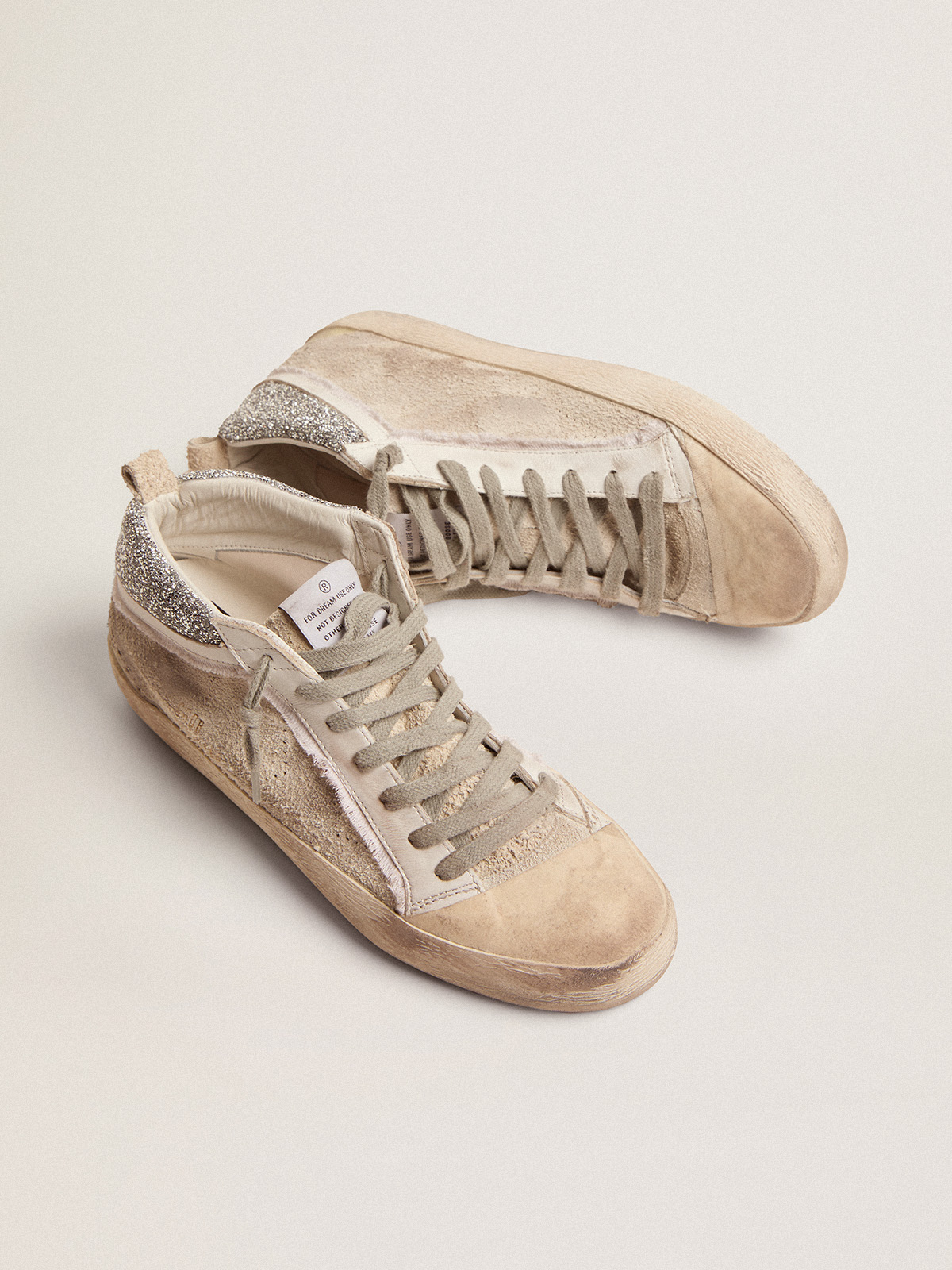 Mid Star with reverse construction and Swarovski crystal heel tab | Golden  Goose