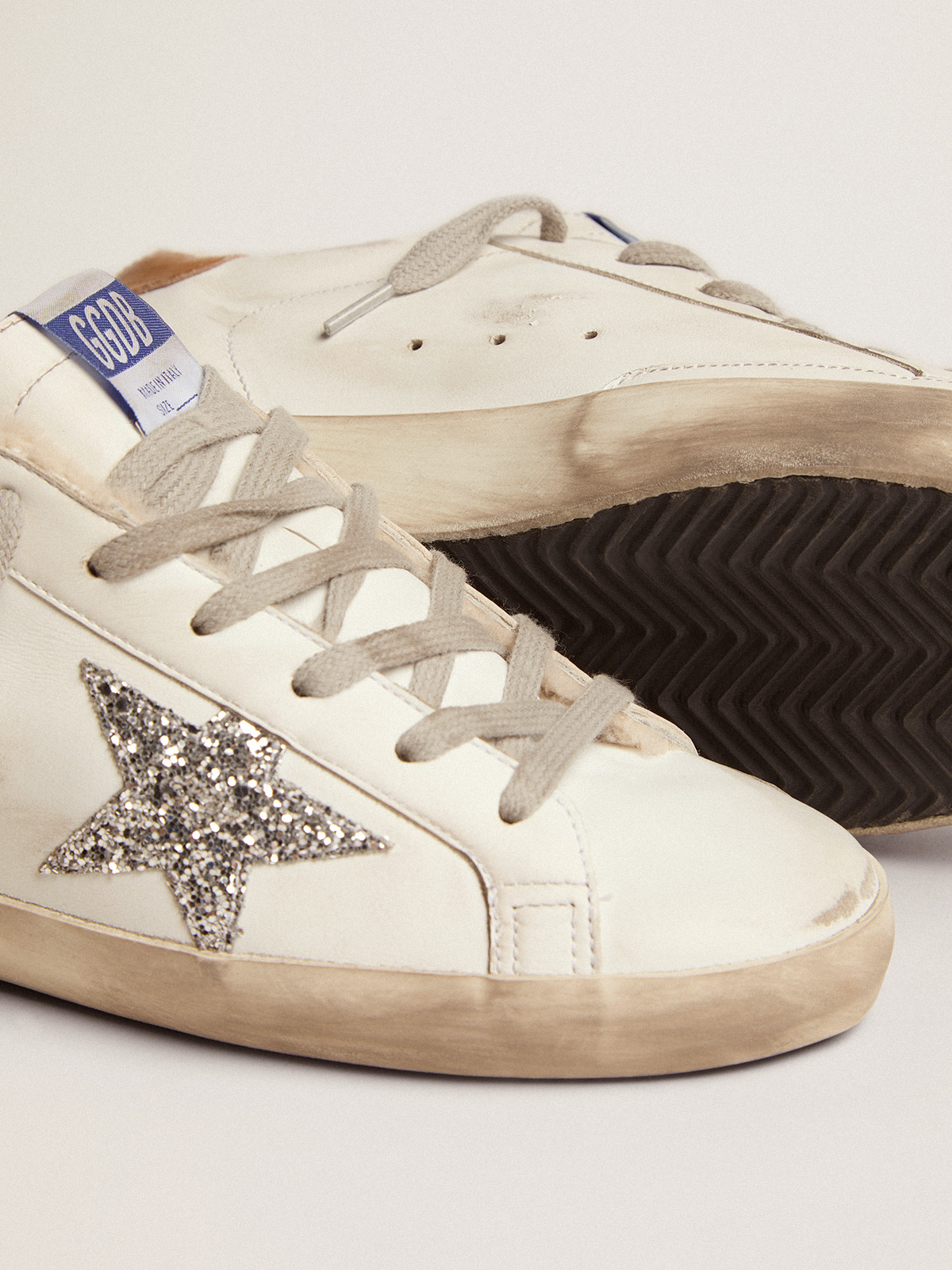 Golden goose sale superstar silver