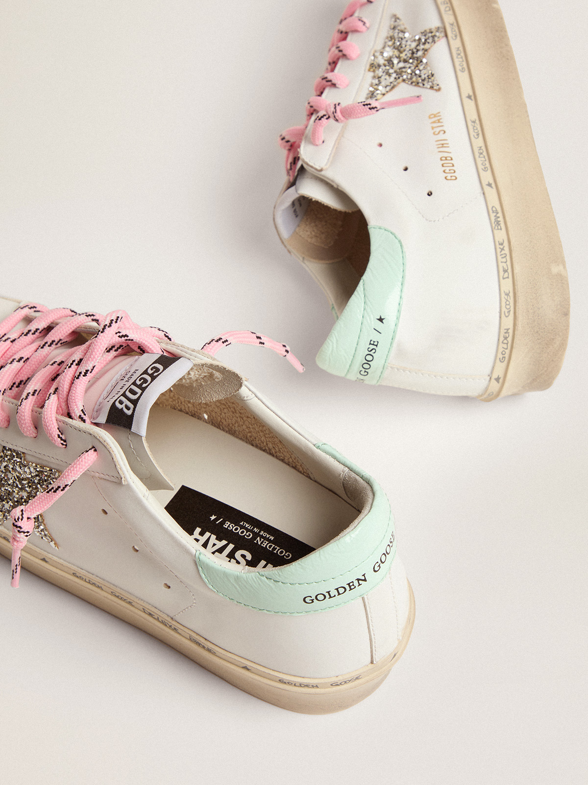 Golden goose hi sale star calf hair sneakers