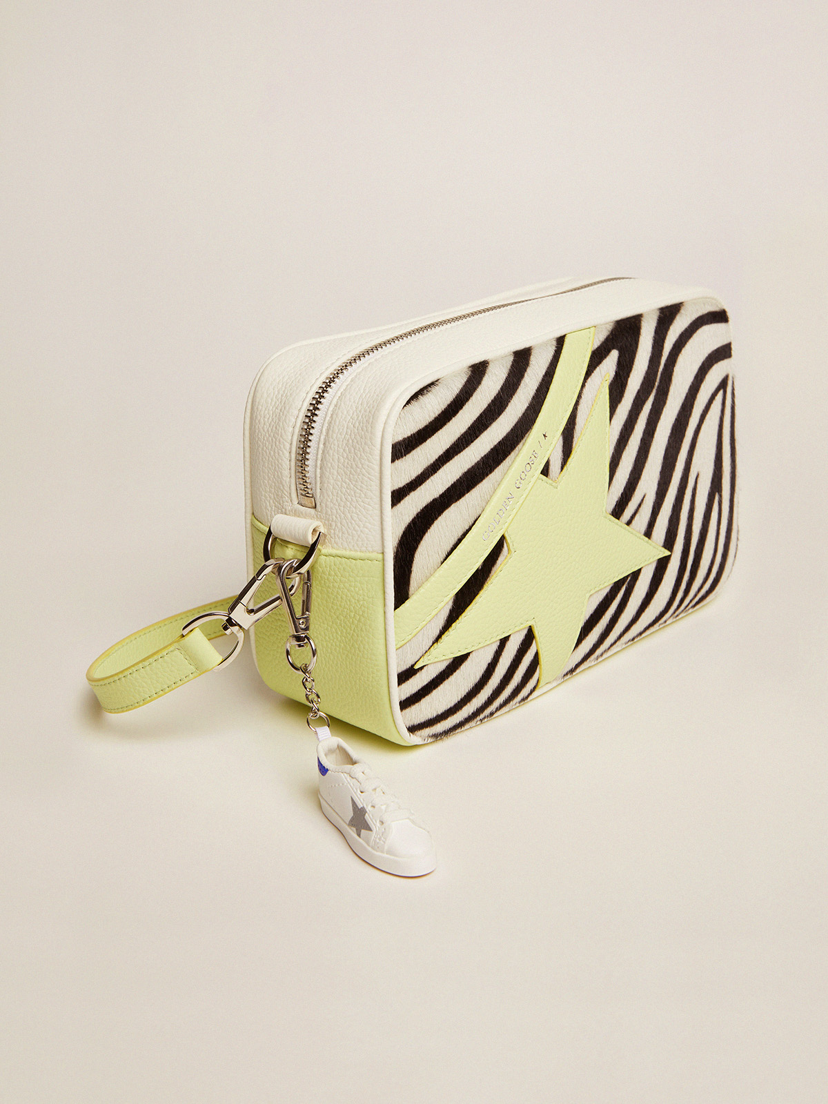 Women's Star Bag in leopard print pony skin