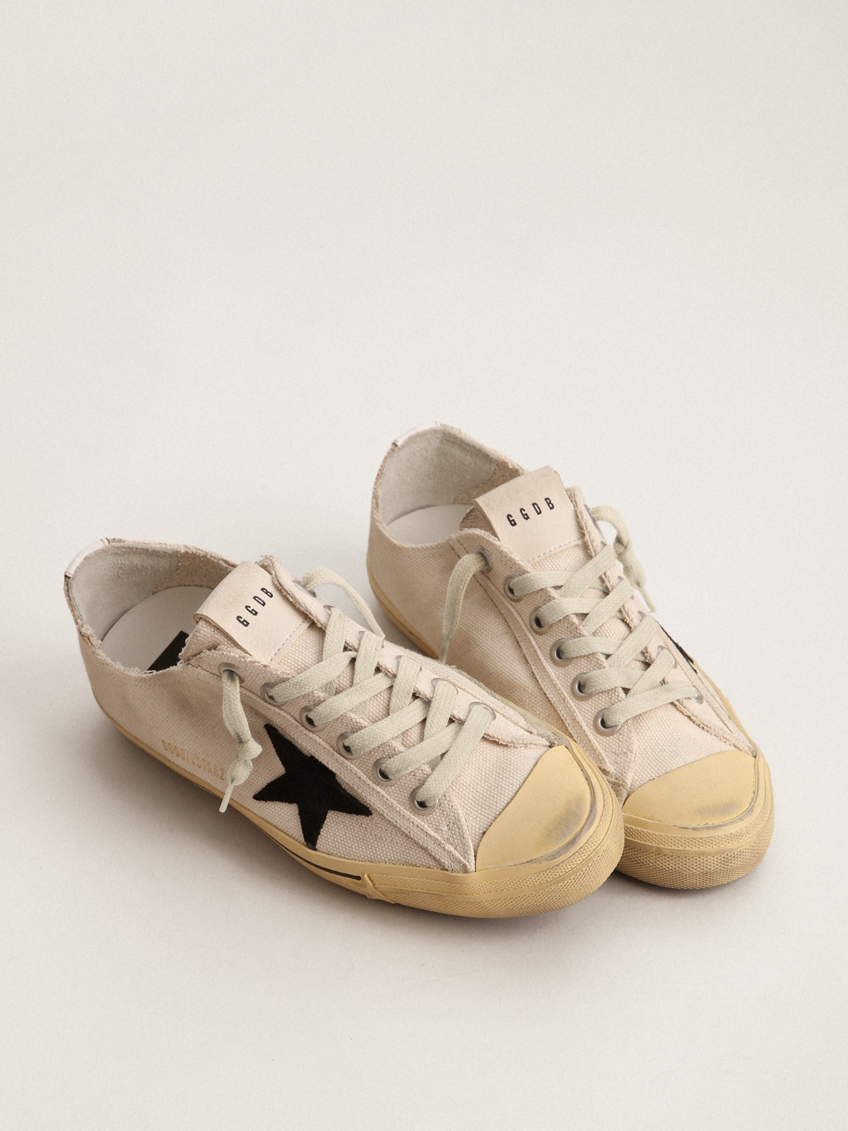 Women's V-Star LTD with black suede star and embroidered lettering