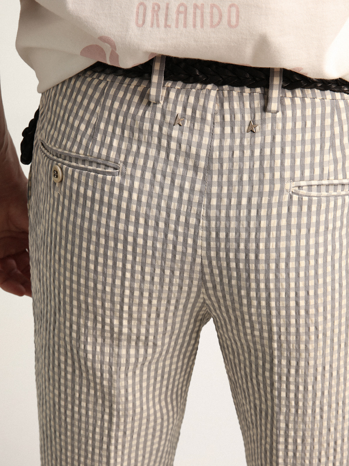 golden goose gingham