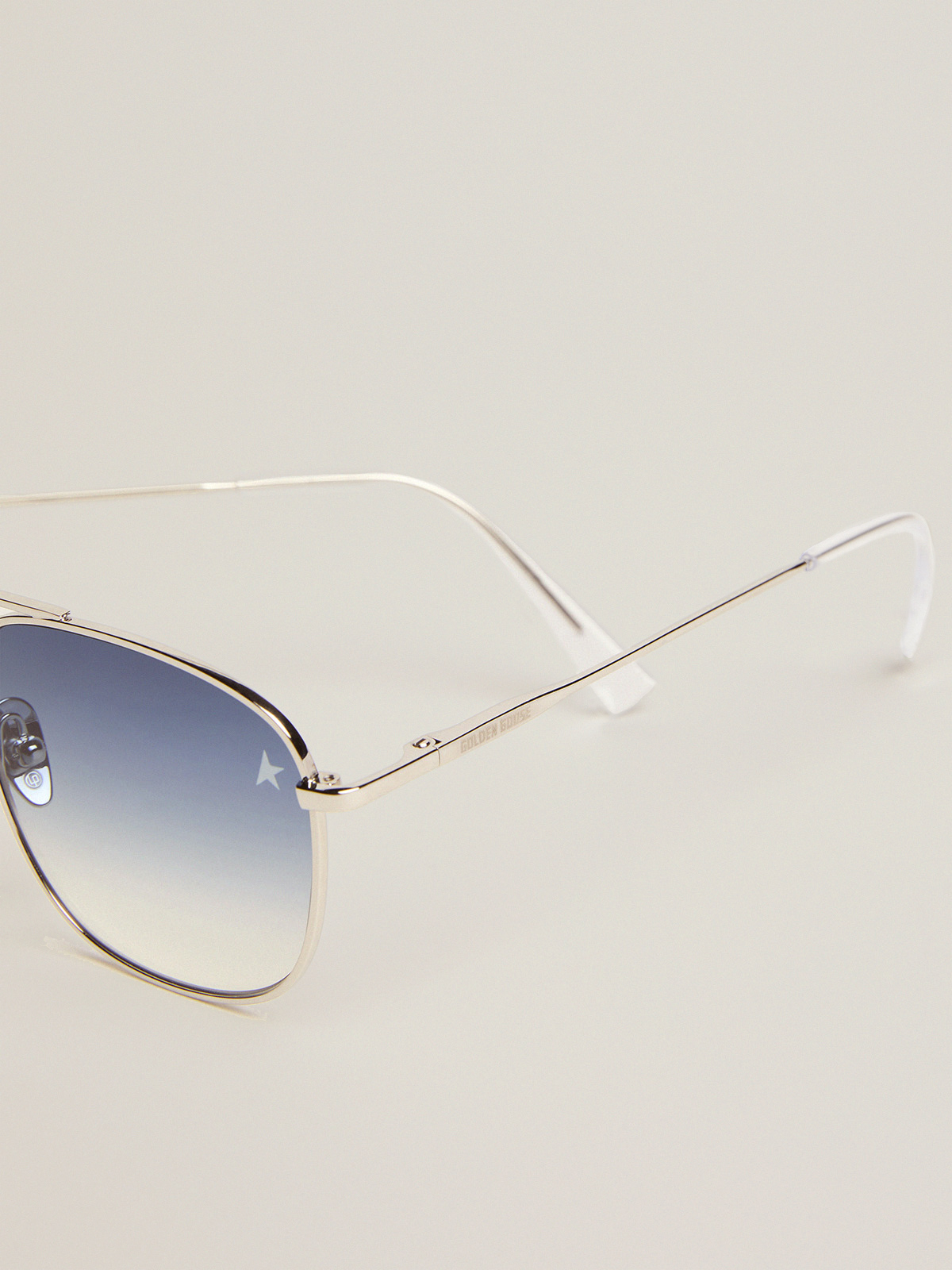 Sunframe Roger aviator model with silver frame