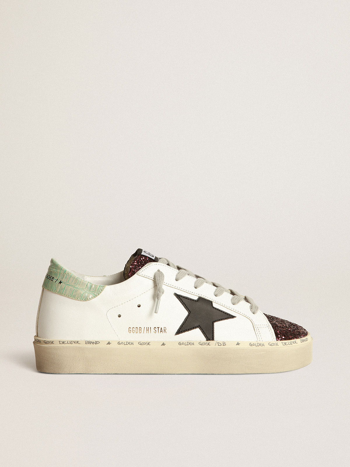 Golden goose hi star black sale