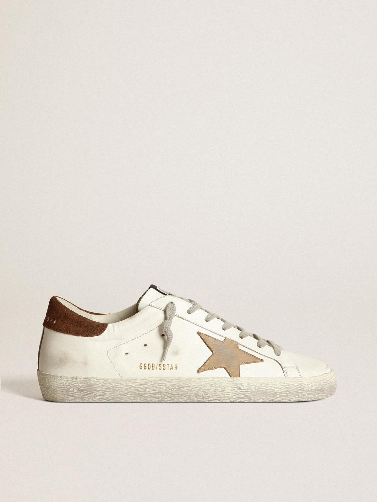 Tan golden store goose sneakers