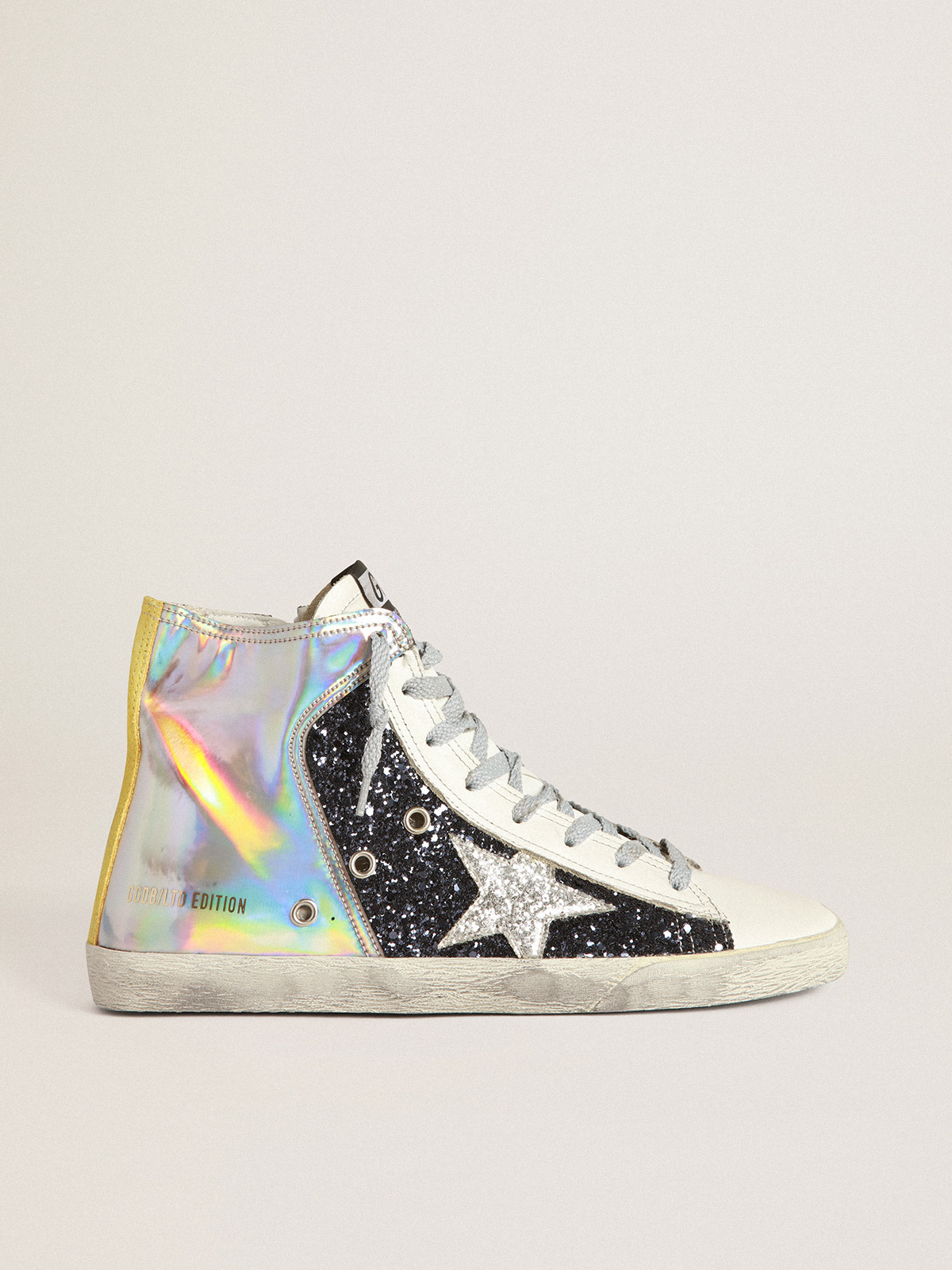 LAB Limited Edition Francy women's holographic sneakers with