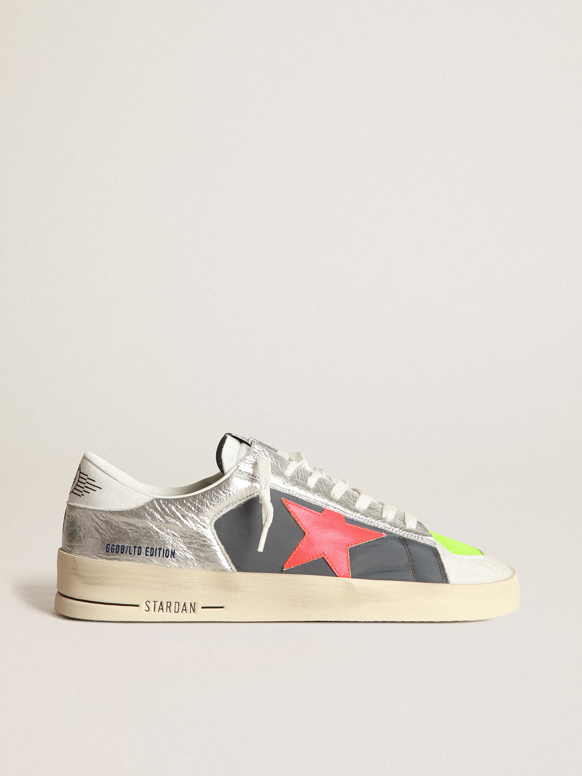 golden goose white patchwork