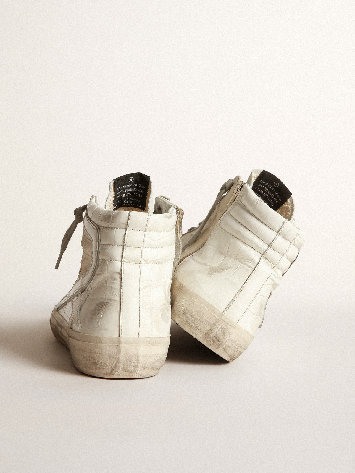 golden goose white patchwork