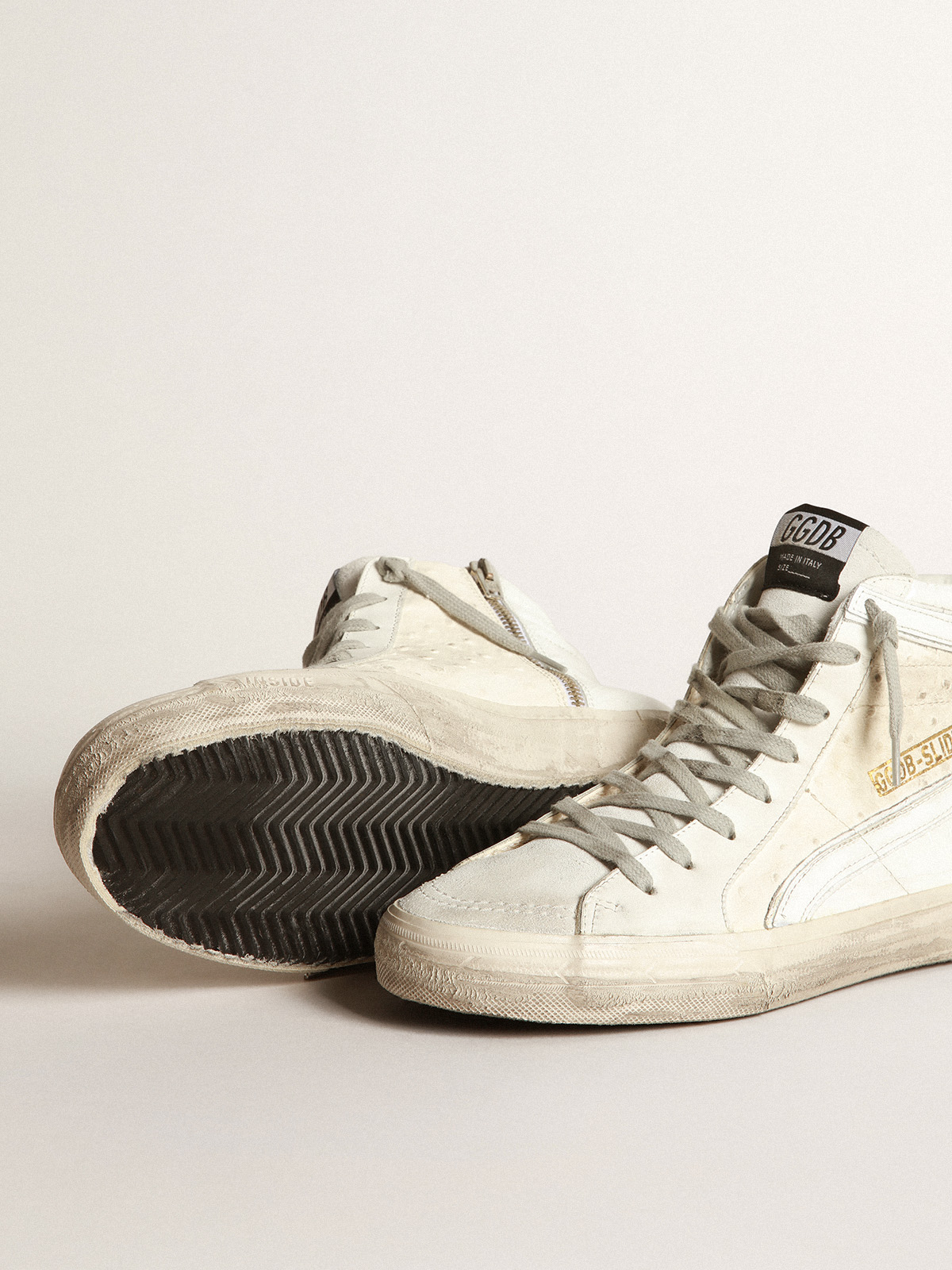 Golden goose shop slide bianche