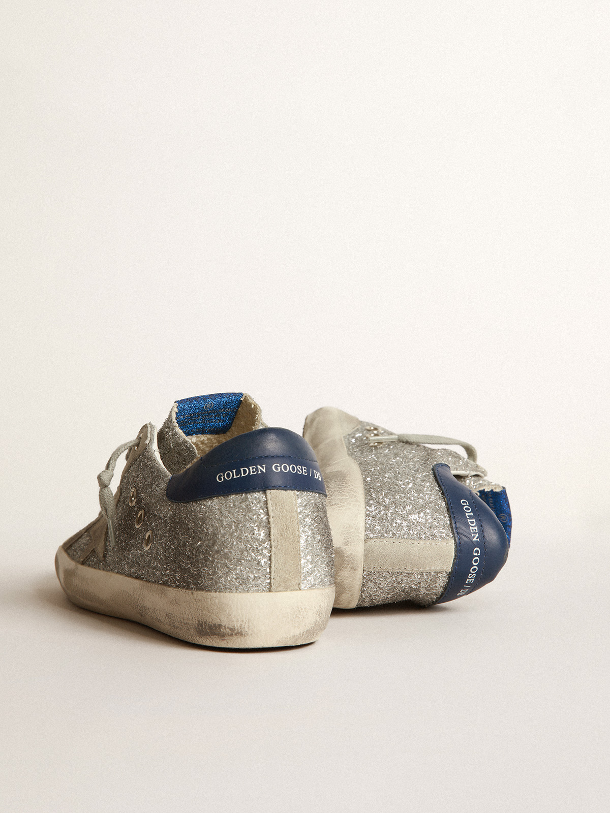 Super-Star sneakers in all-over glitter with suede insert | Golden Goose