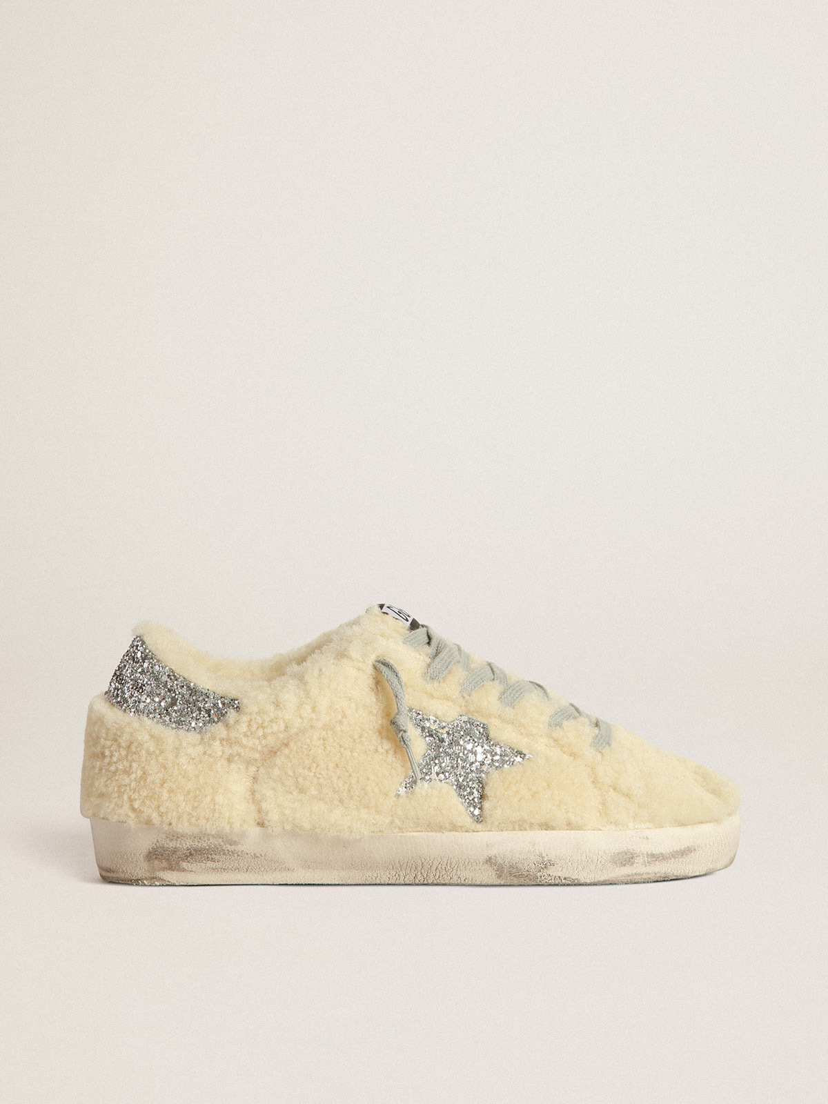 Golden goose sneakers shearling sale