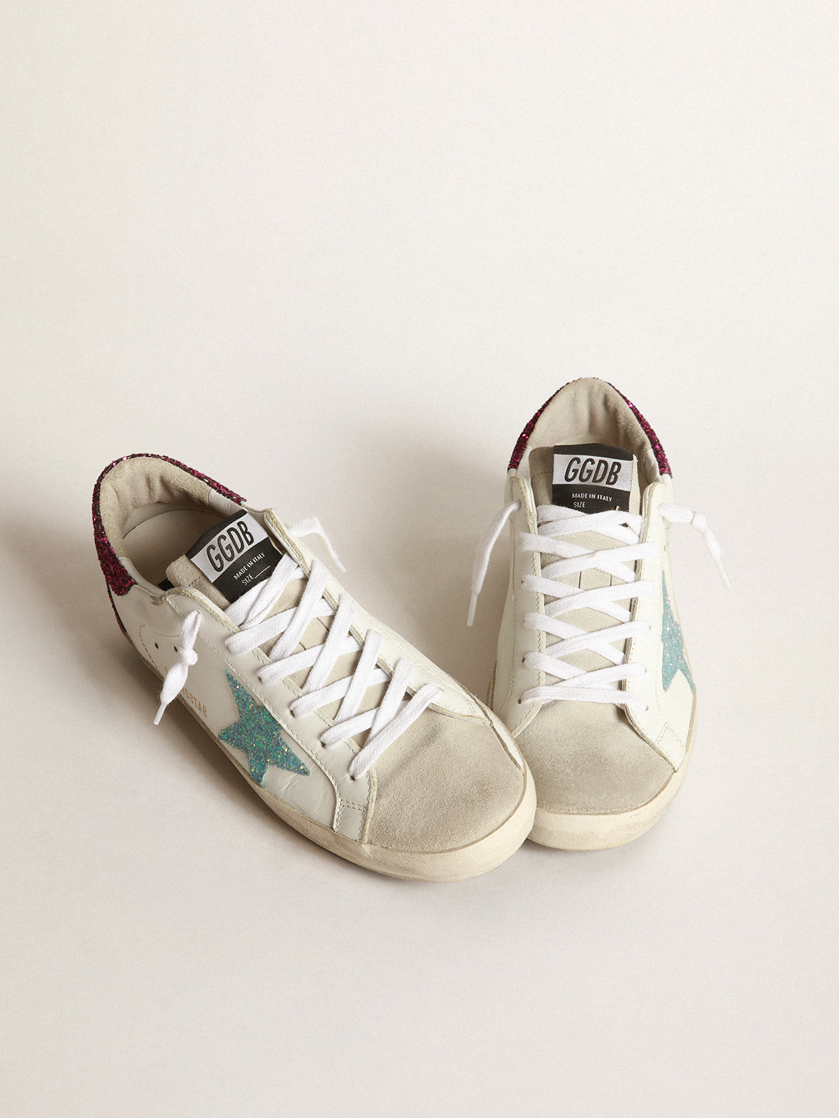 Golden goose hot sale purple glitter