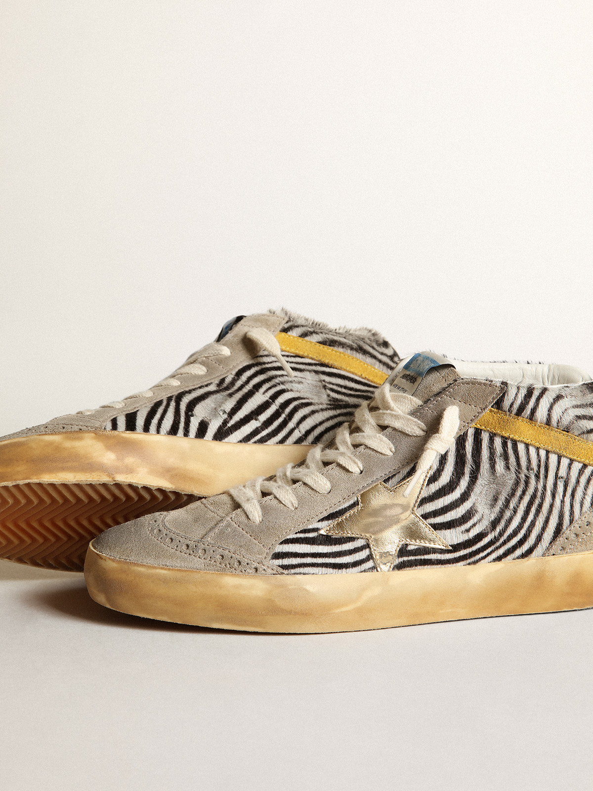 Golden goose zebra on sale print