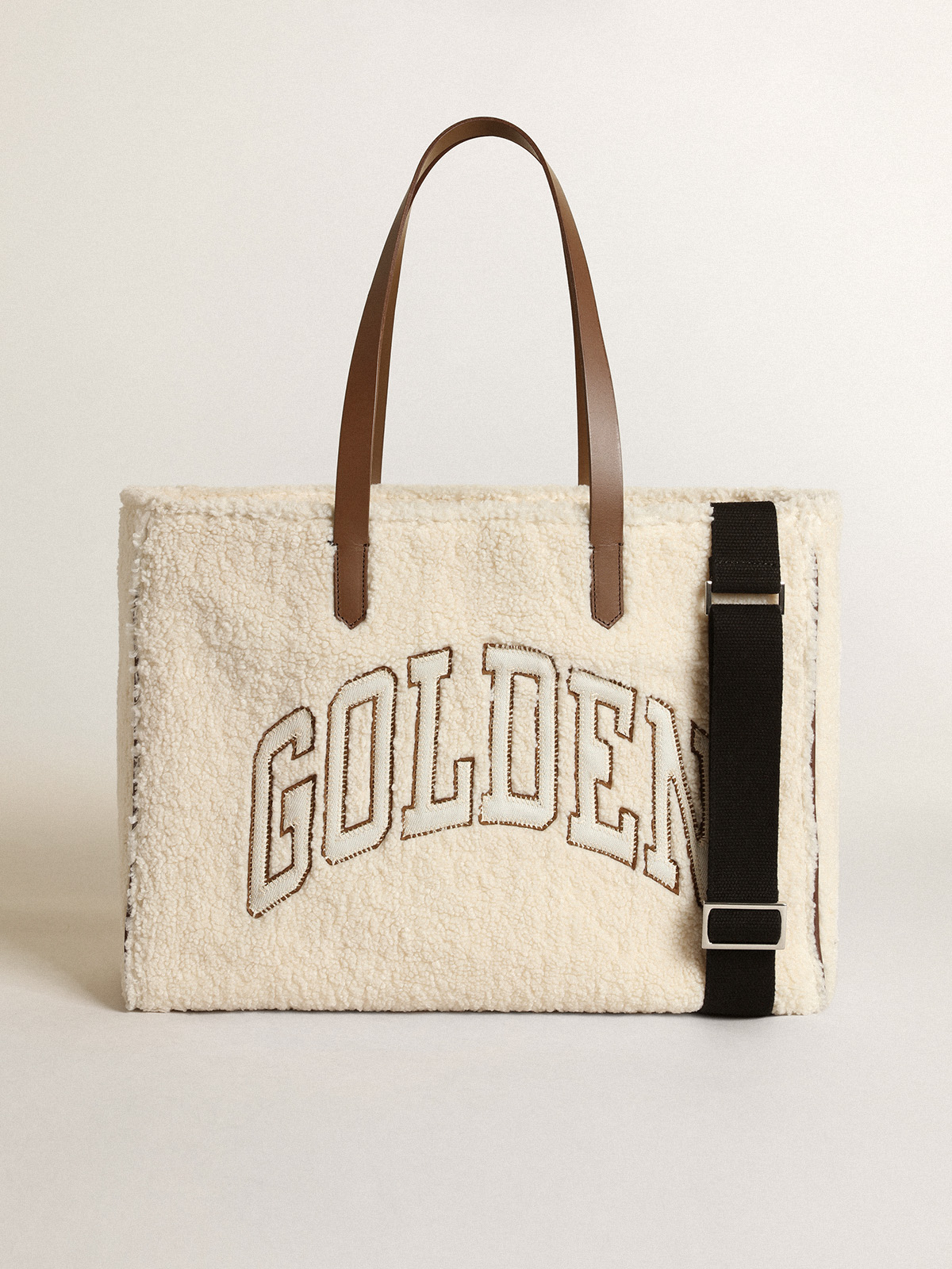 Golden Goose - Women's California Bag East-West in Faux Fur, Woman, Size: U