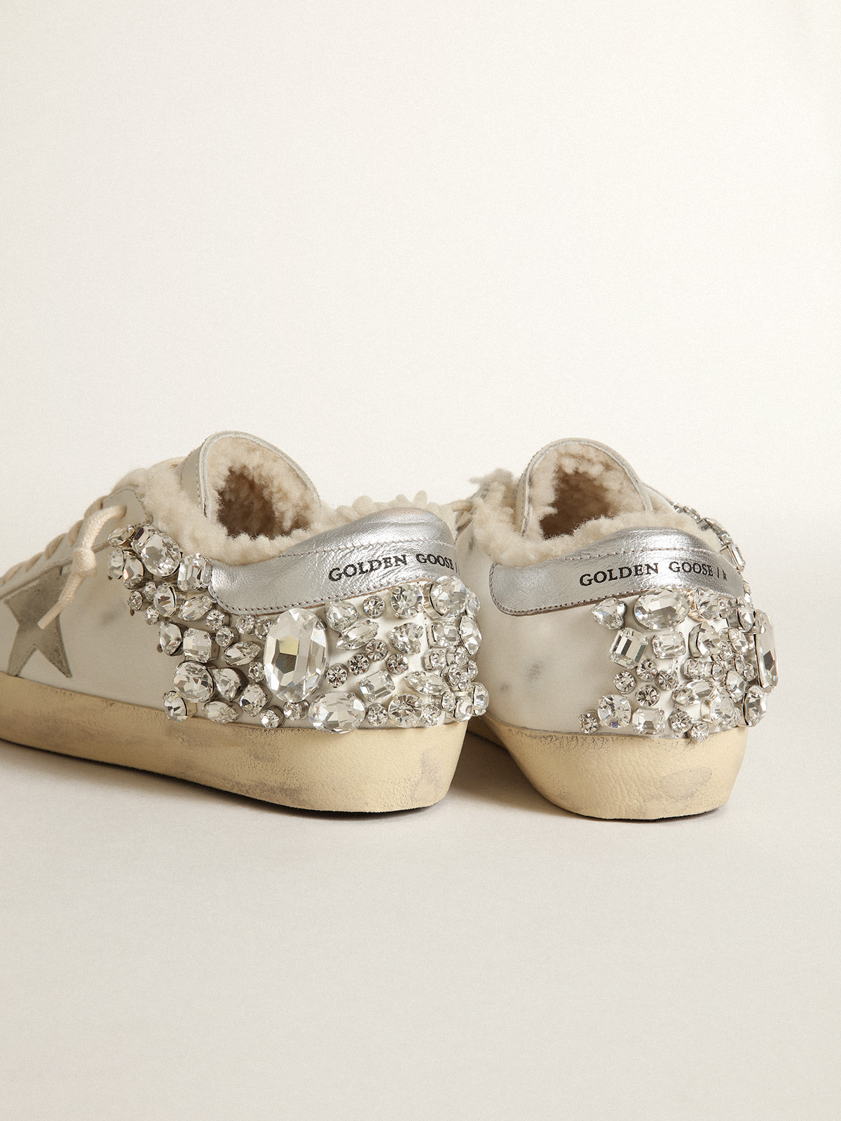 golden goose sneakers bling