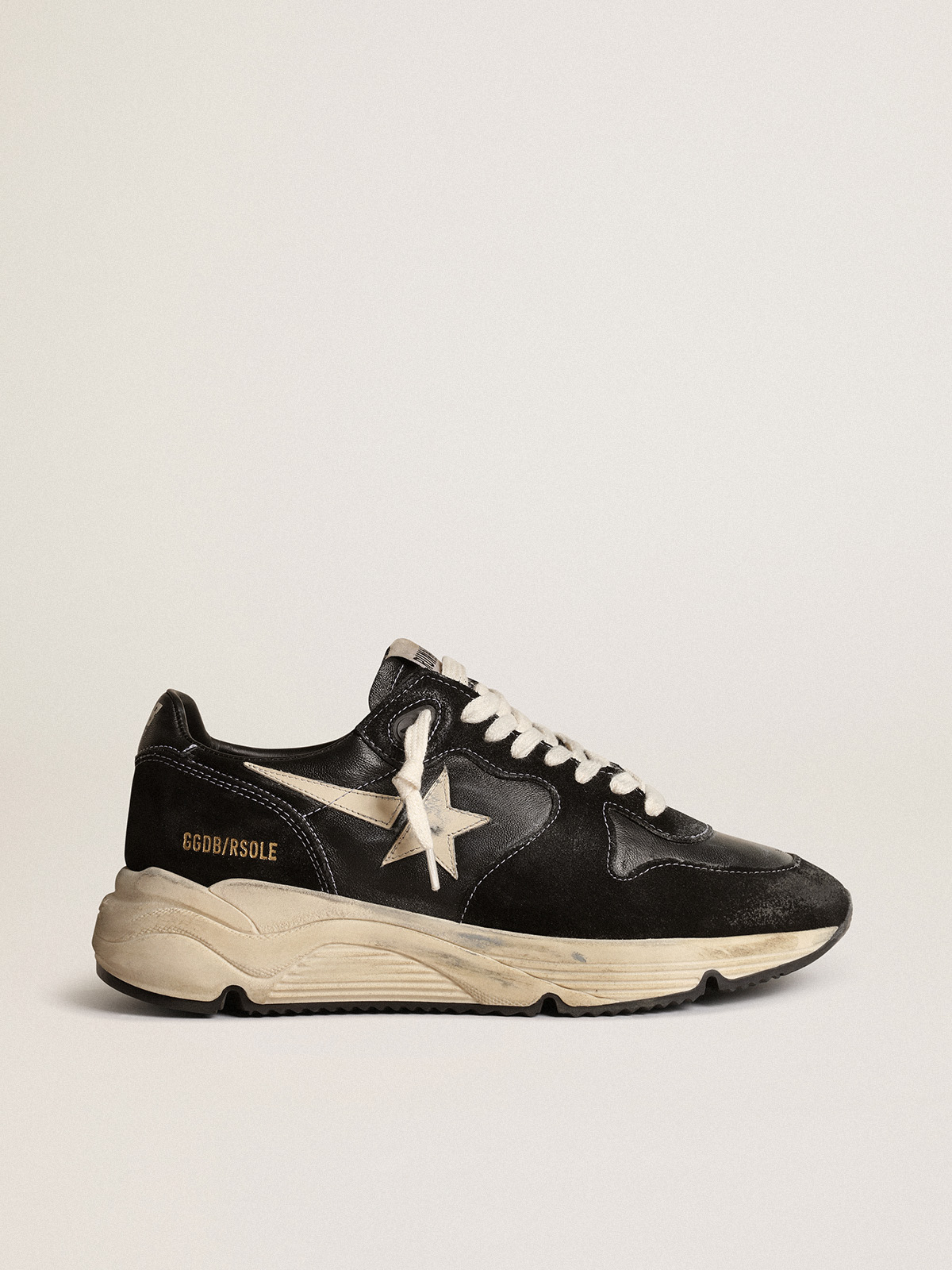 Golden goose black and best sale gold sneakers