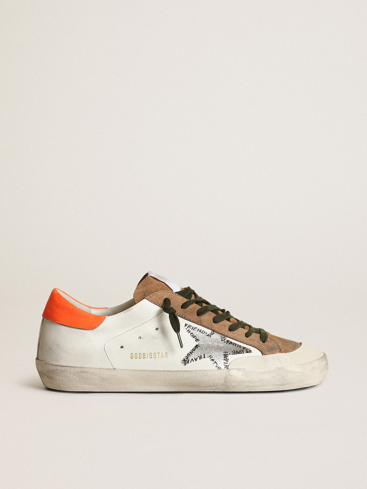 Golden goose superstar outlet orange