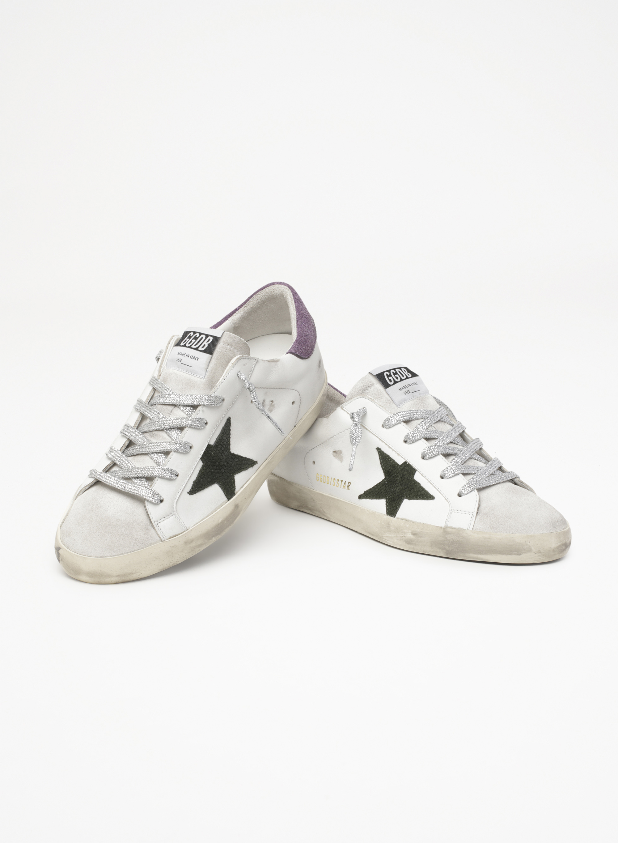 Golden goose sales superstar bambino verde