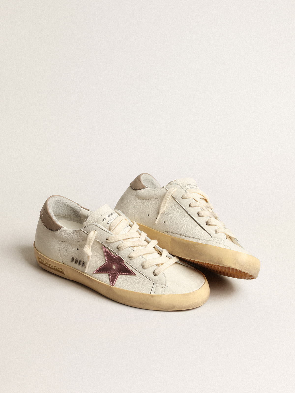 Golden goose women's shop superstar metallic leather sneakers