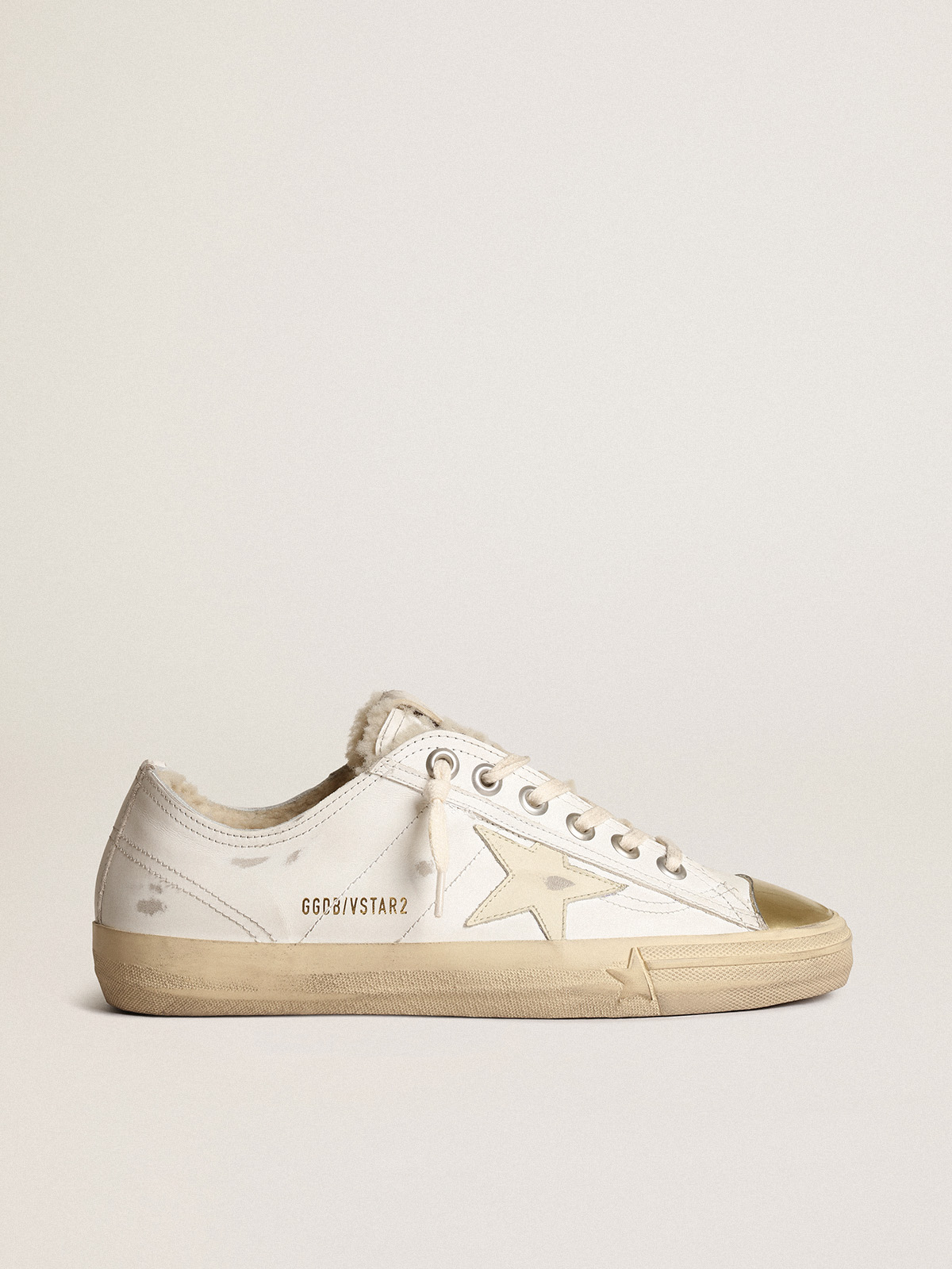 Golden goose cheap shearling sneakers