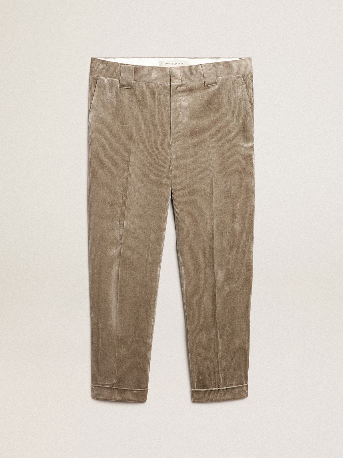 Cotton corduroy cargo pants - Golden Goose - Boys