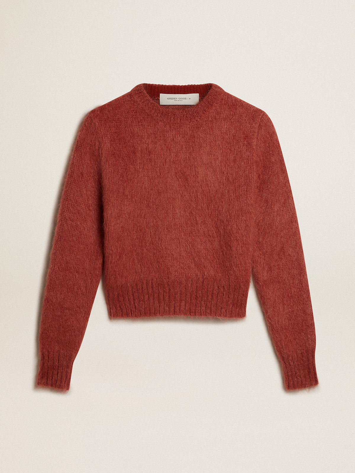 Cropped 2025 mohair sweater