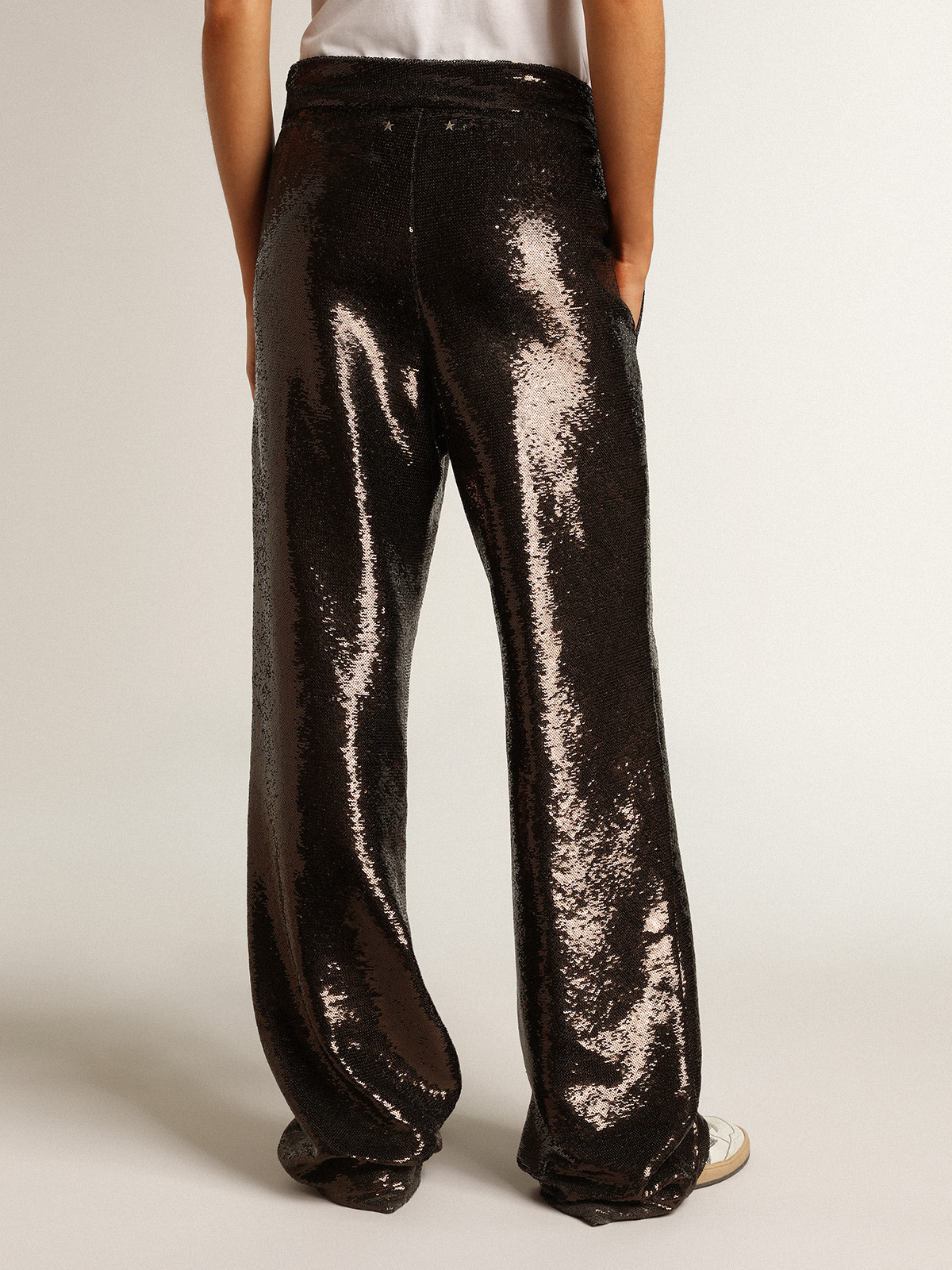 Proof that sequin pants are seriously versatile