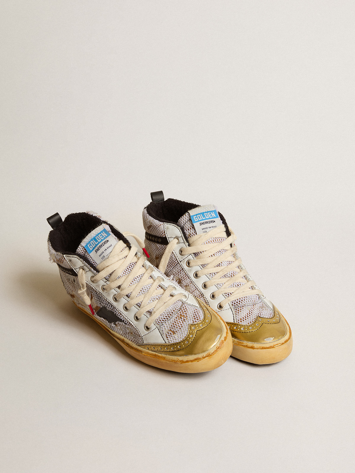 Golden goose mid star hot sale snakeskin