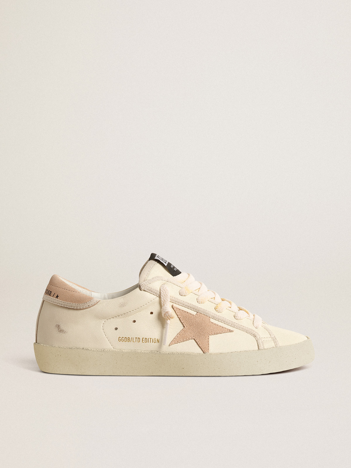 Women's Super-Star LTD in nappa with suede star and heel tab