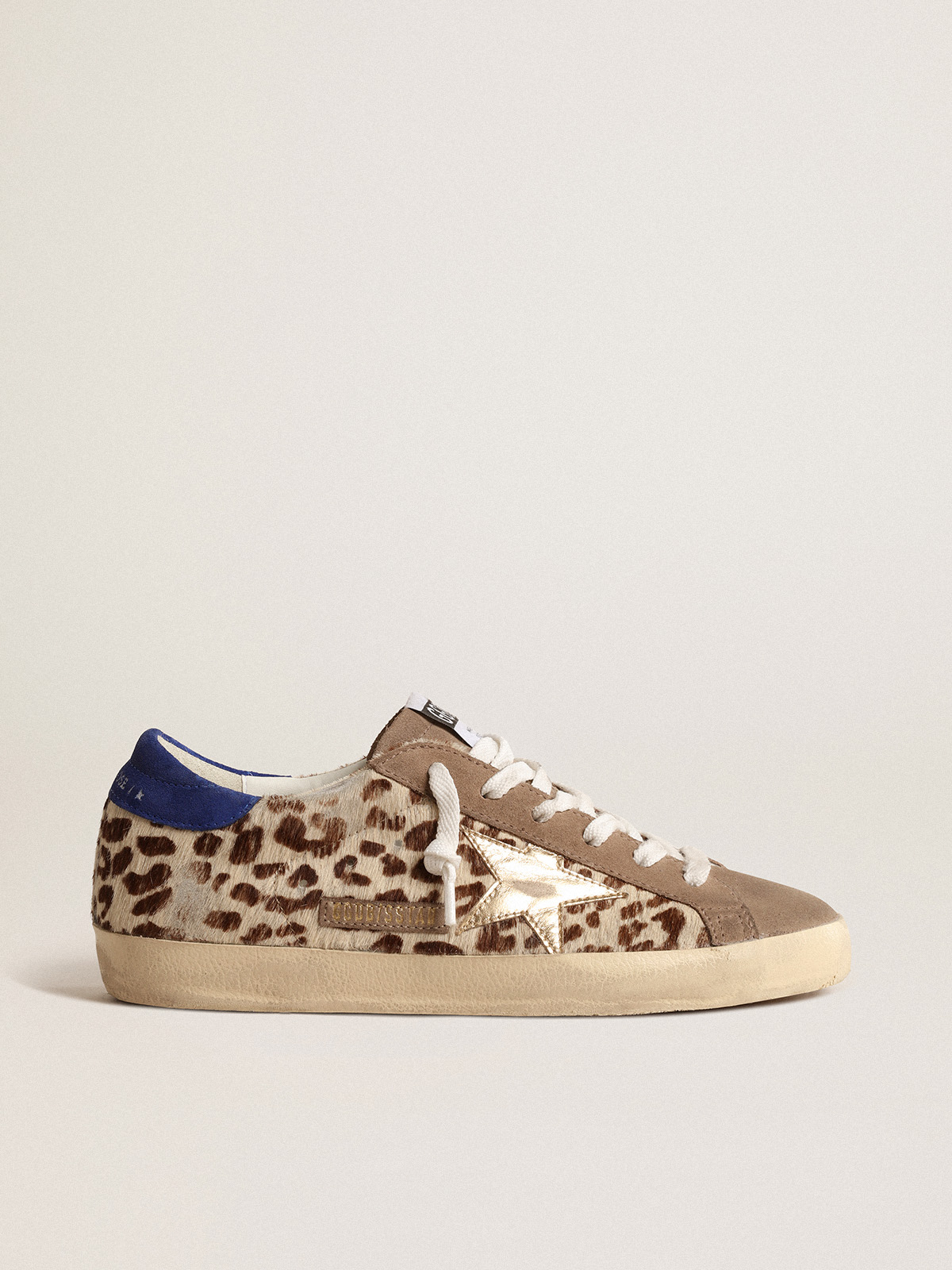 Super-Star LTD in pony skin with gold star and suede heel tab | Golden Goose