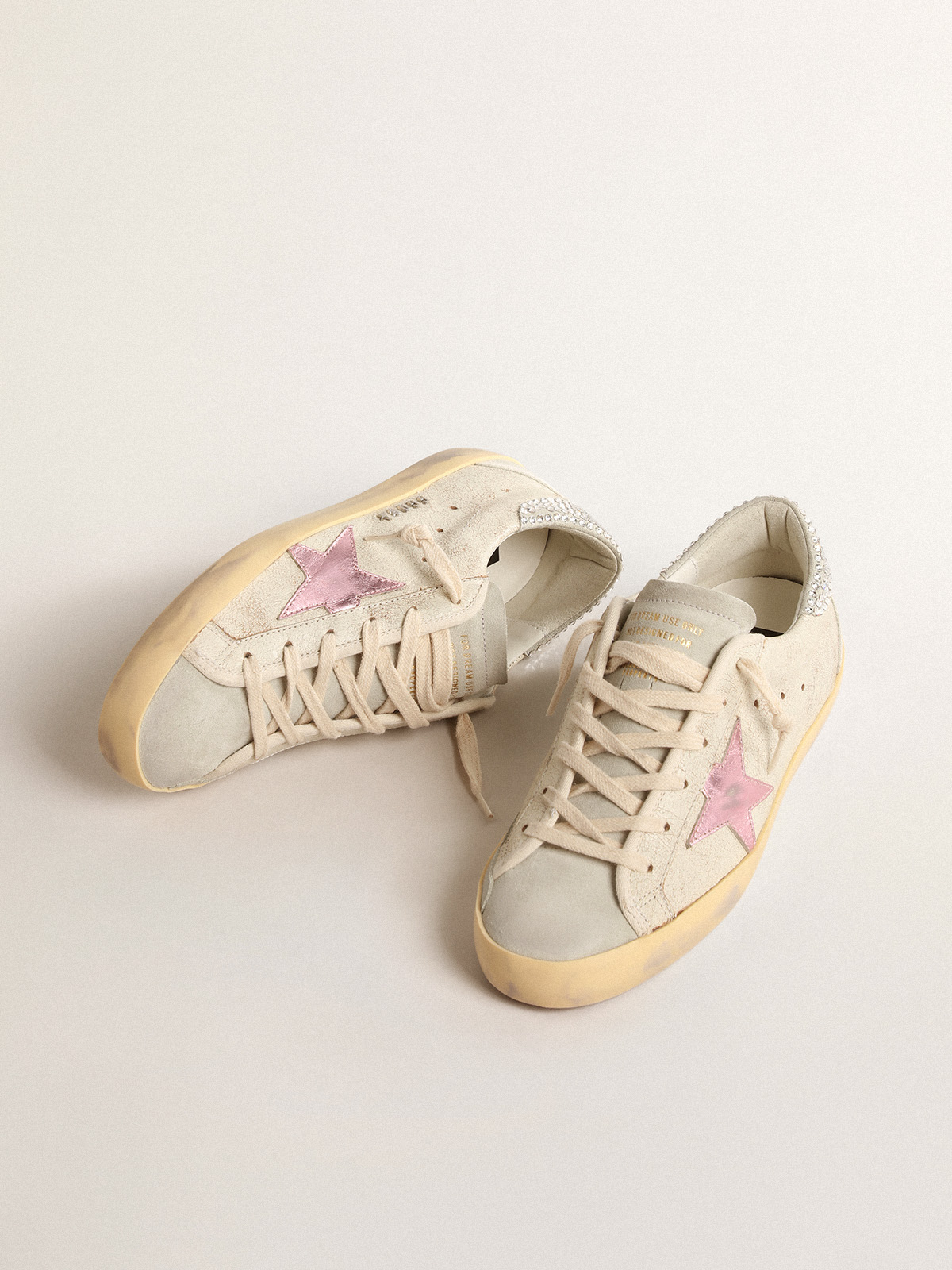 Golden goose swarovski hot sale crystal superstar sneakers