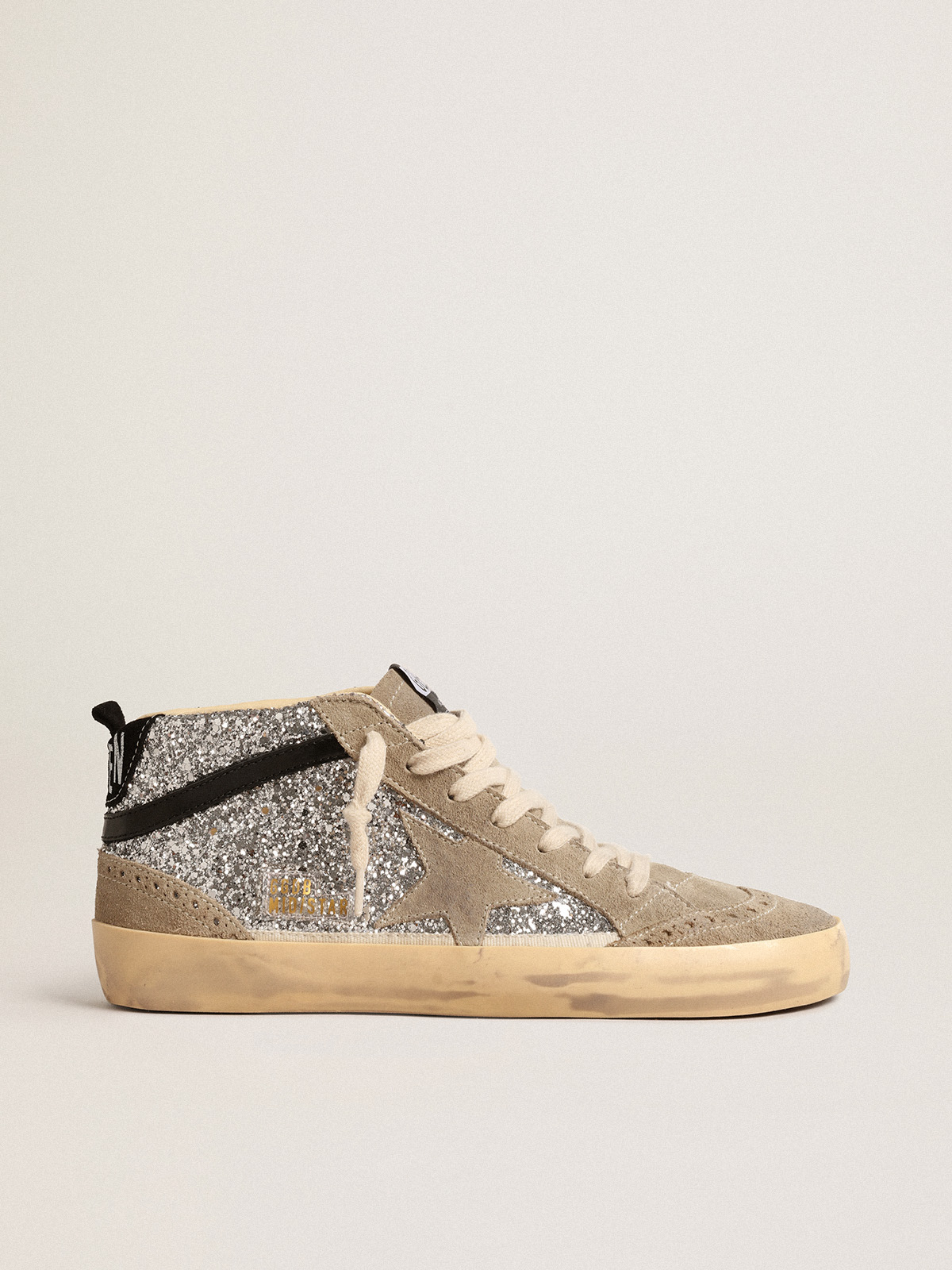 Golden goose hotsell paillette argent