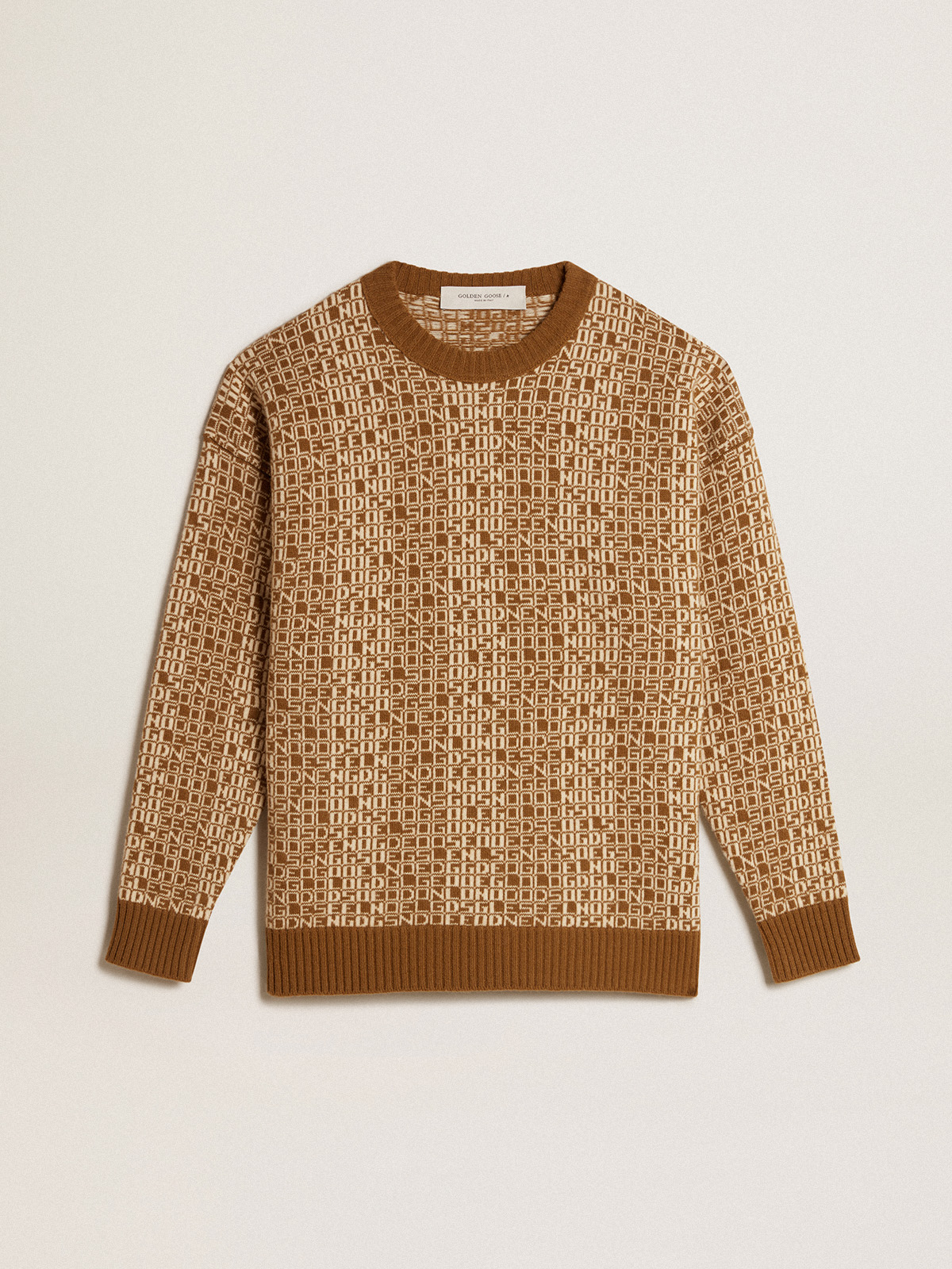 Golden Goose Green Jacquard Sweater