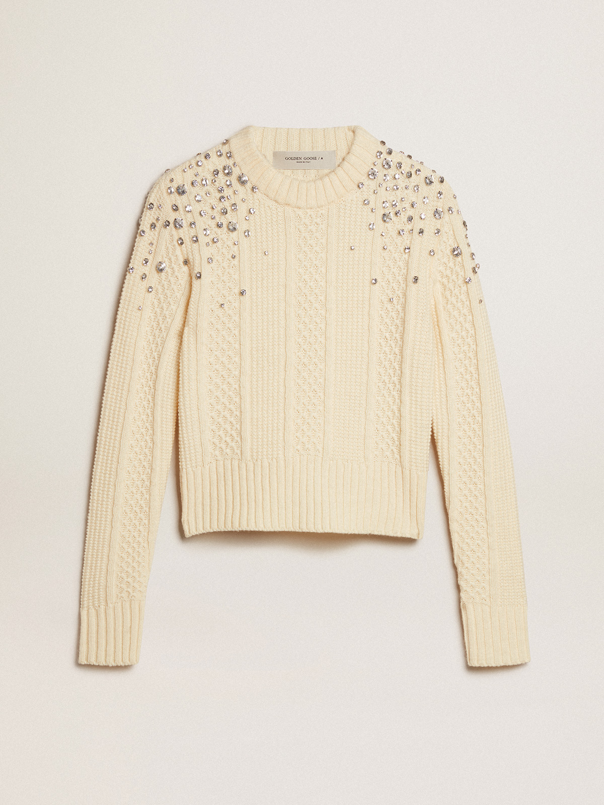 White hotsell crop sweater