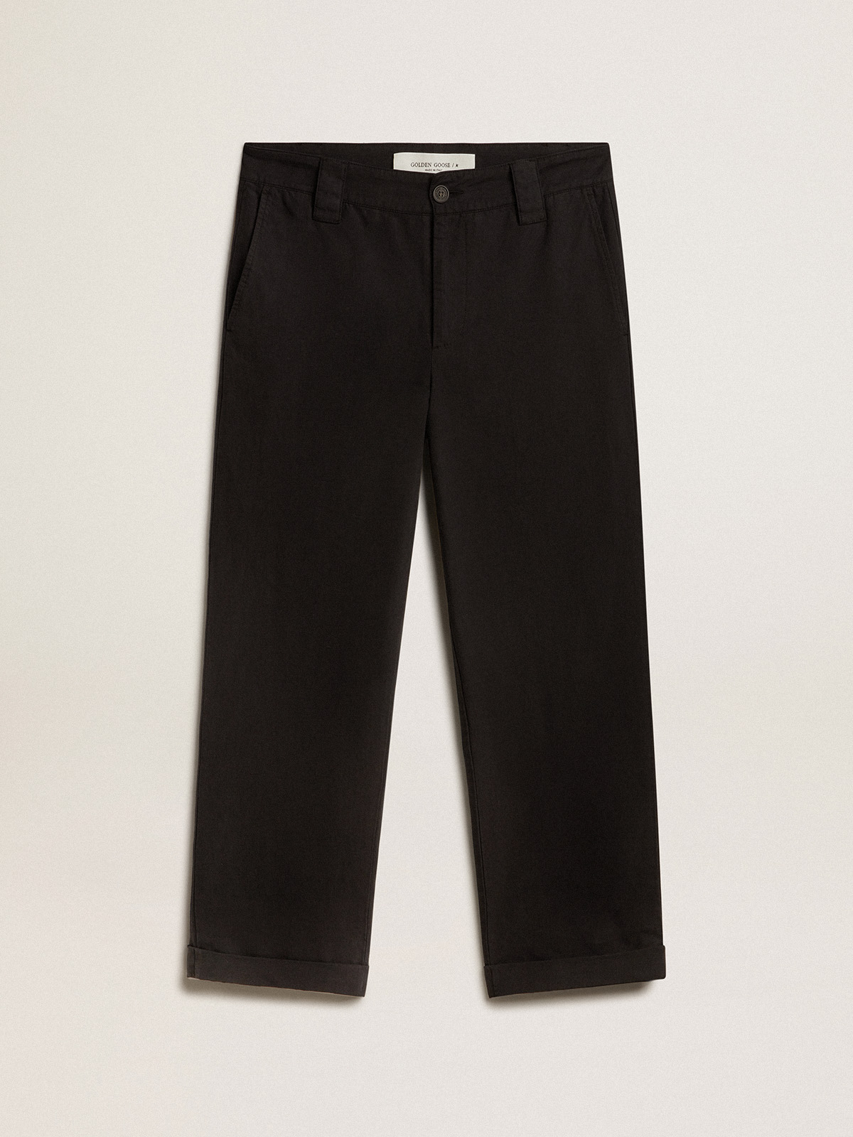 Black sales cotton chinos