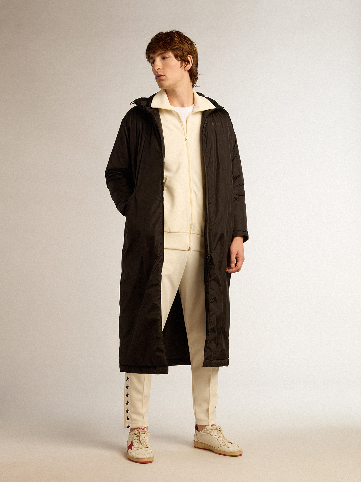 Ankle length 2024 coat mens