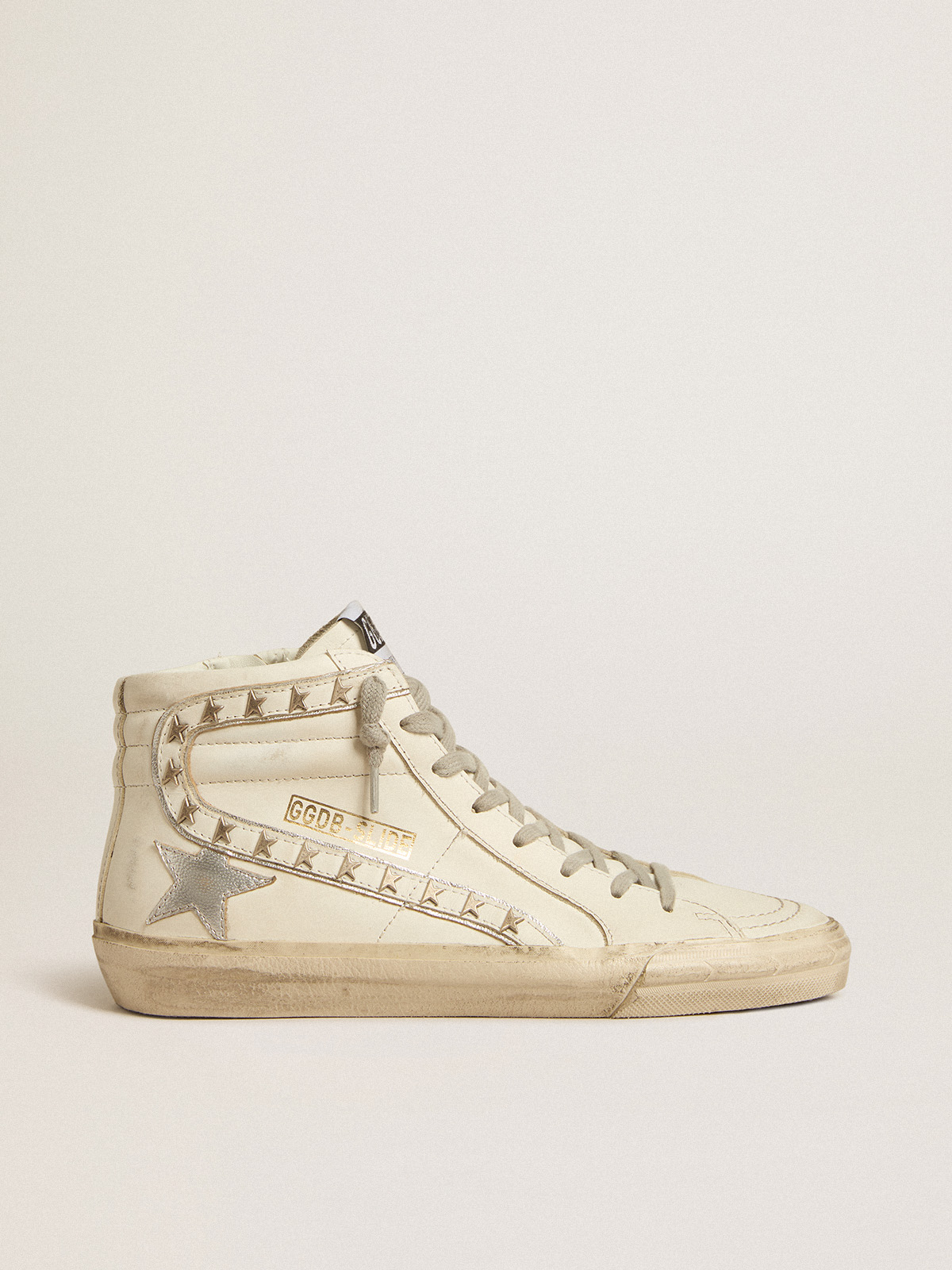 Golden goose store slide white