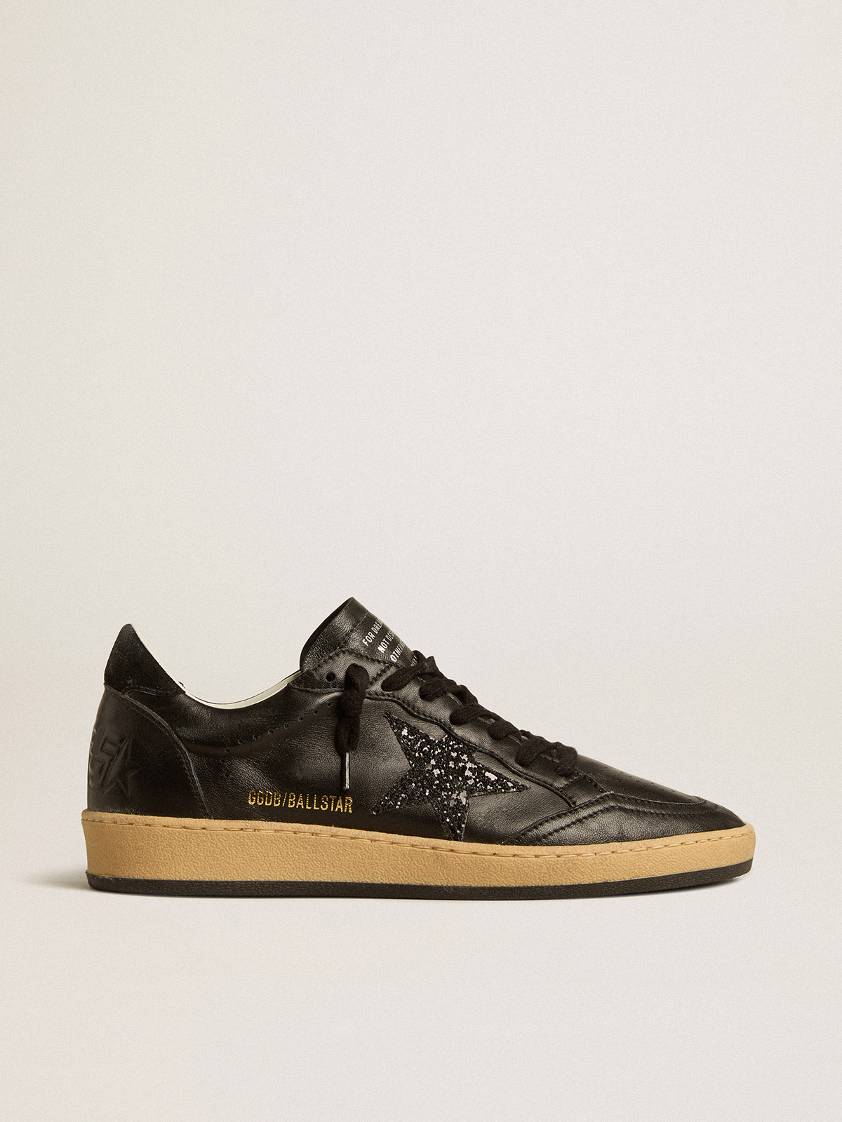 Black glitter best sale golden goose sneakers