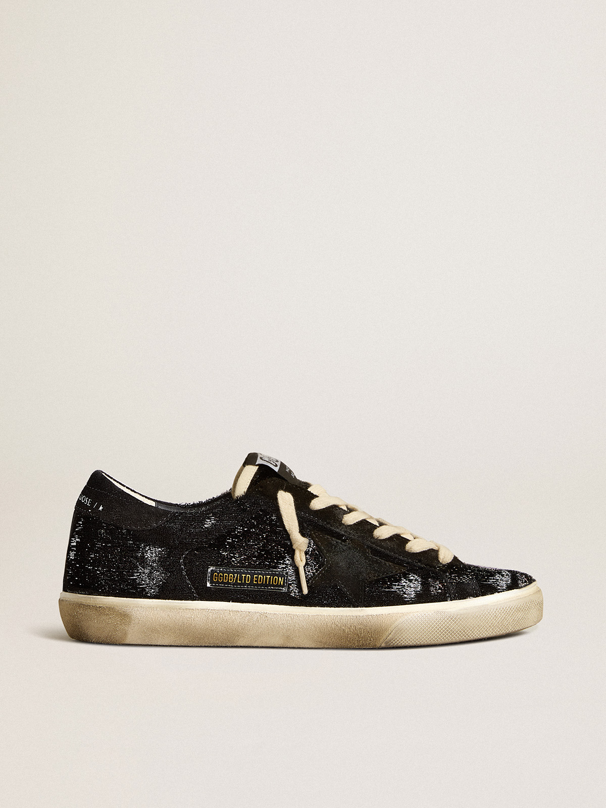 Superstar noir on sale daim femme