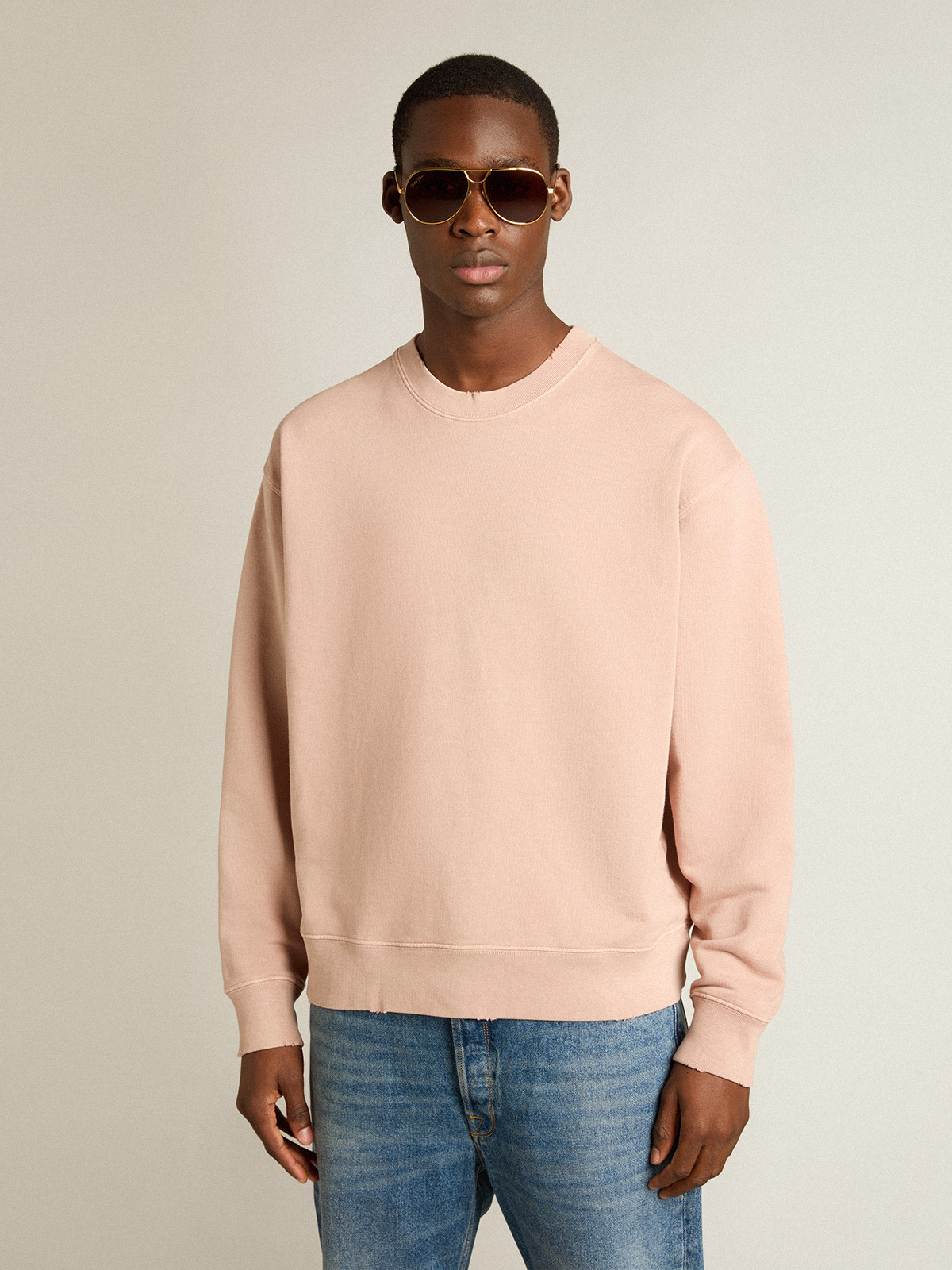 Nude pink sweatshirt sale