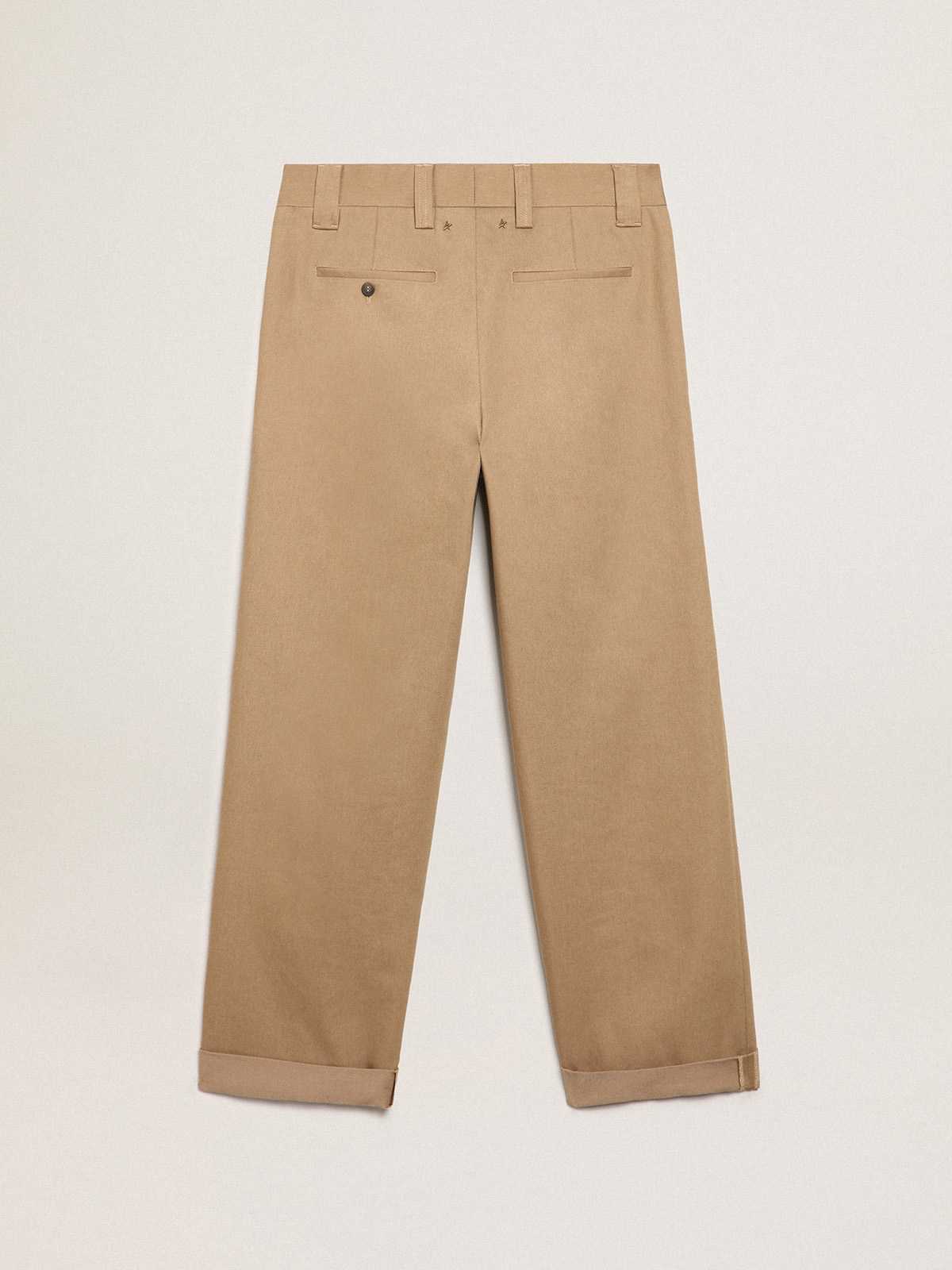 Beige khaki Golden Collection chinos | Golden Goose