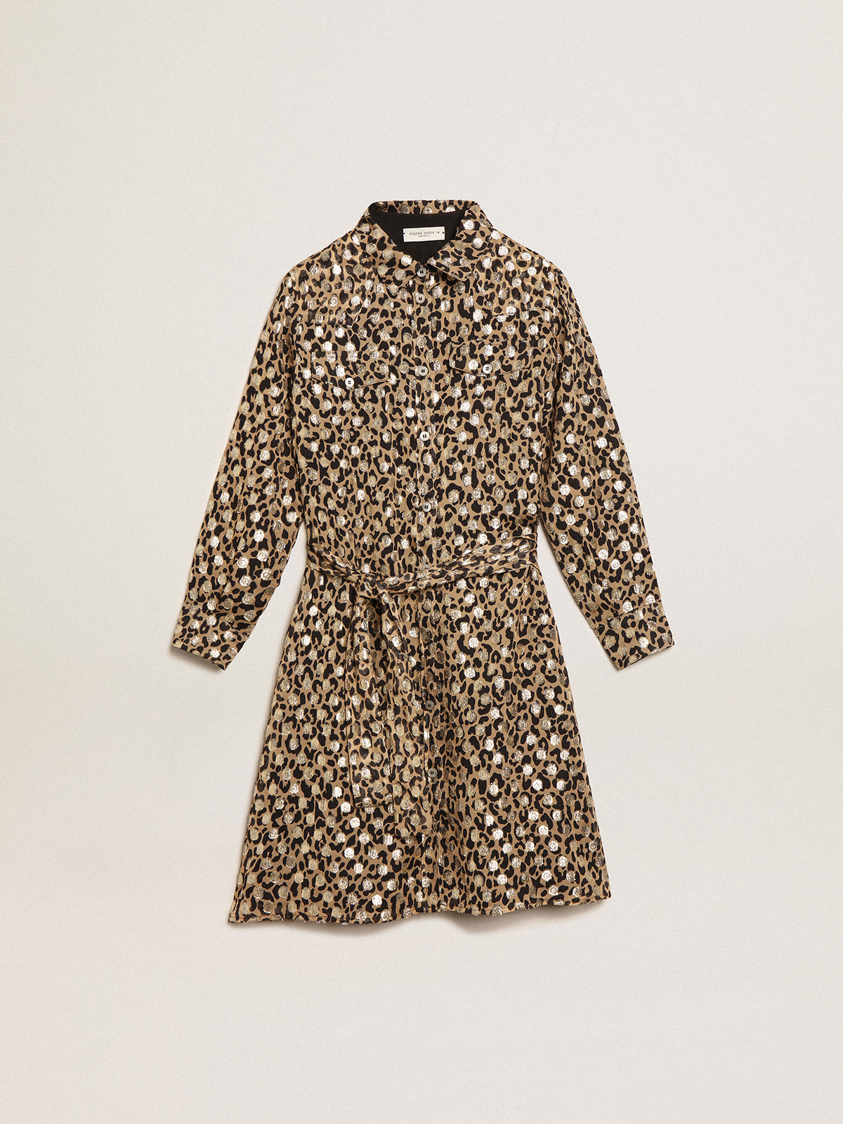 Girls leopard best sale print shirt