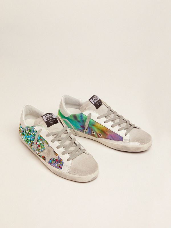 golden goose superstar crystal sneakers