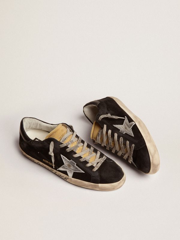 golden goose black suede superstar sneakers