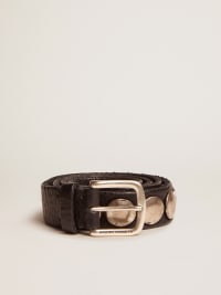 ONLY Black Golden Stud Detail Jeans Belt